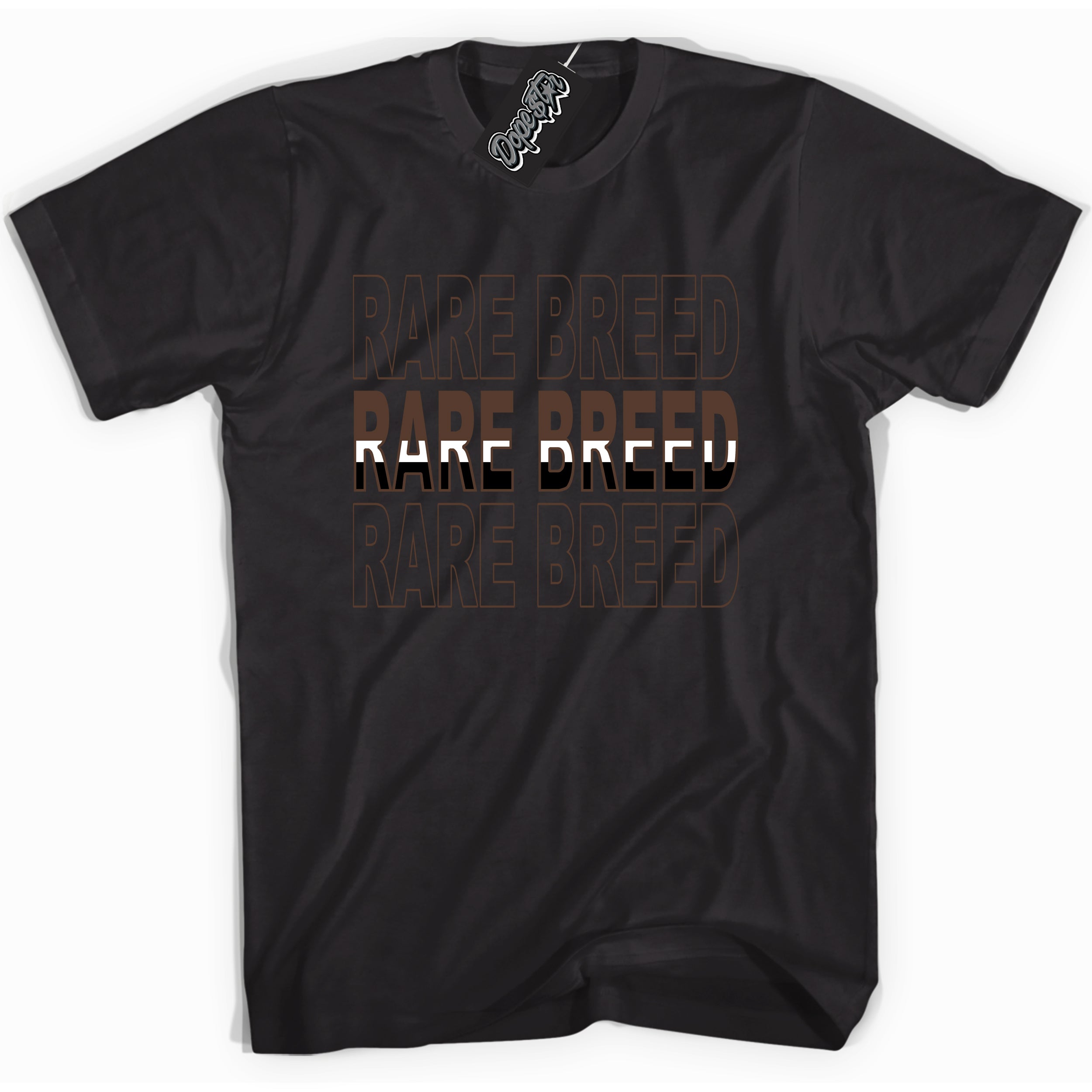 Cool Black graphic tee with “ Rare Breed ” design, that perfectly matches Palomino 1s sneakers 