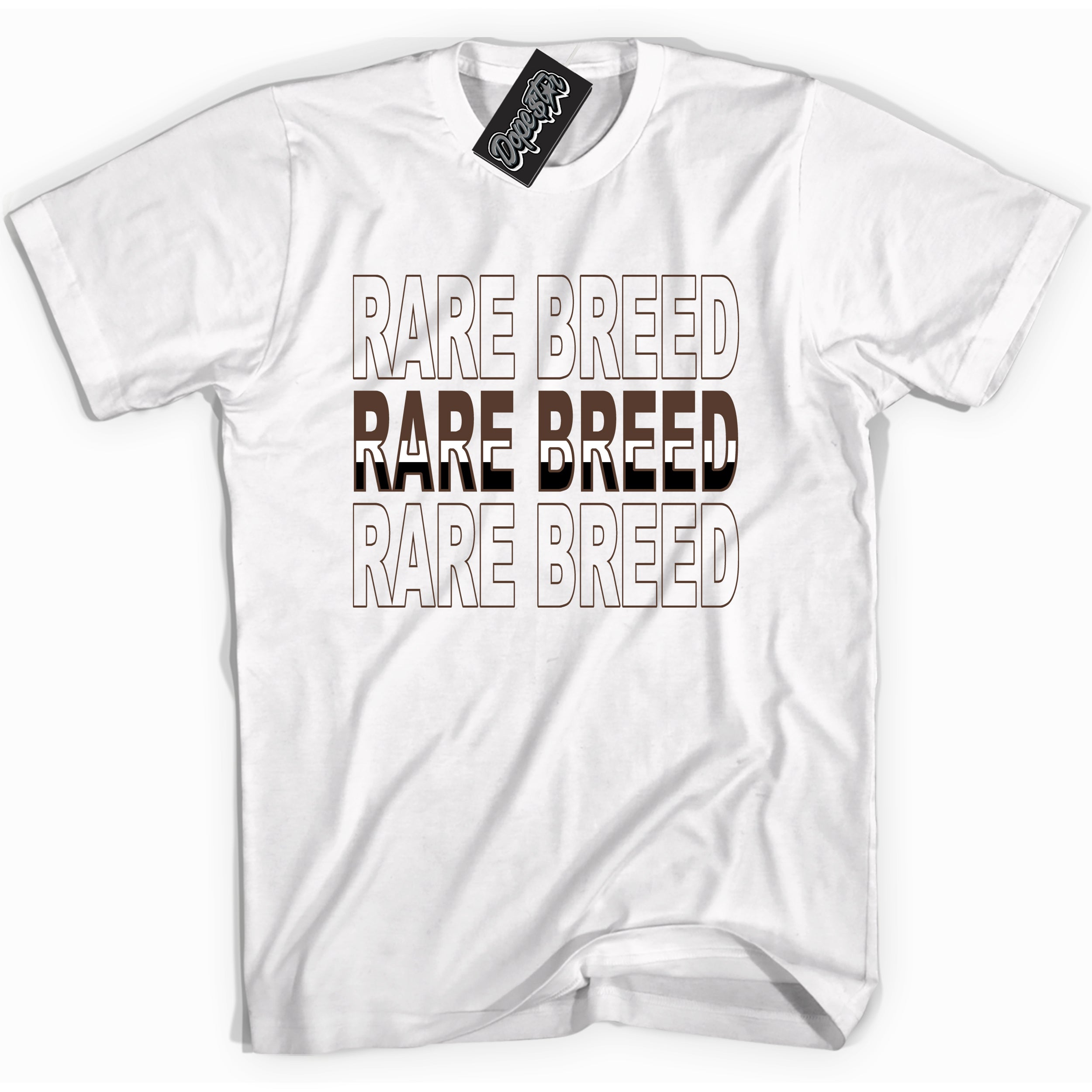 Cool White graphic tee with “ Rare Breed ” design, that perfectly matches Palomino 1s sneakers 