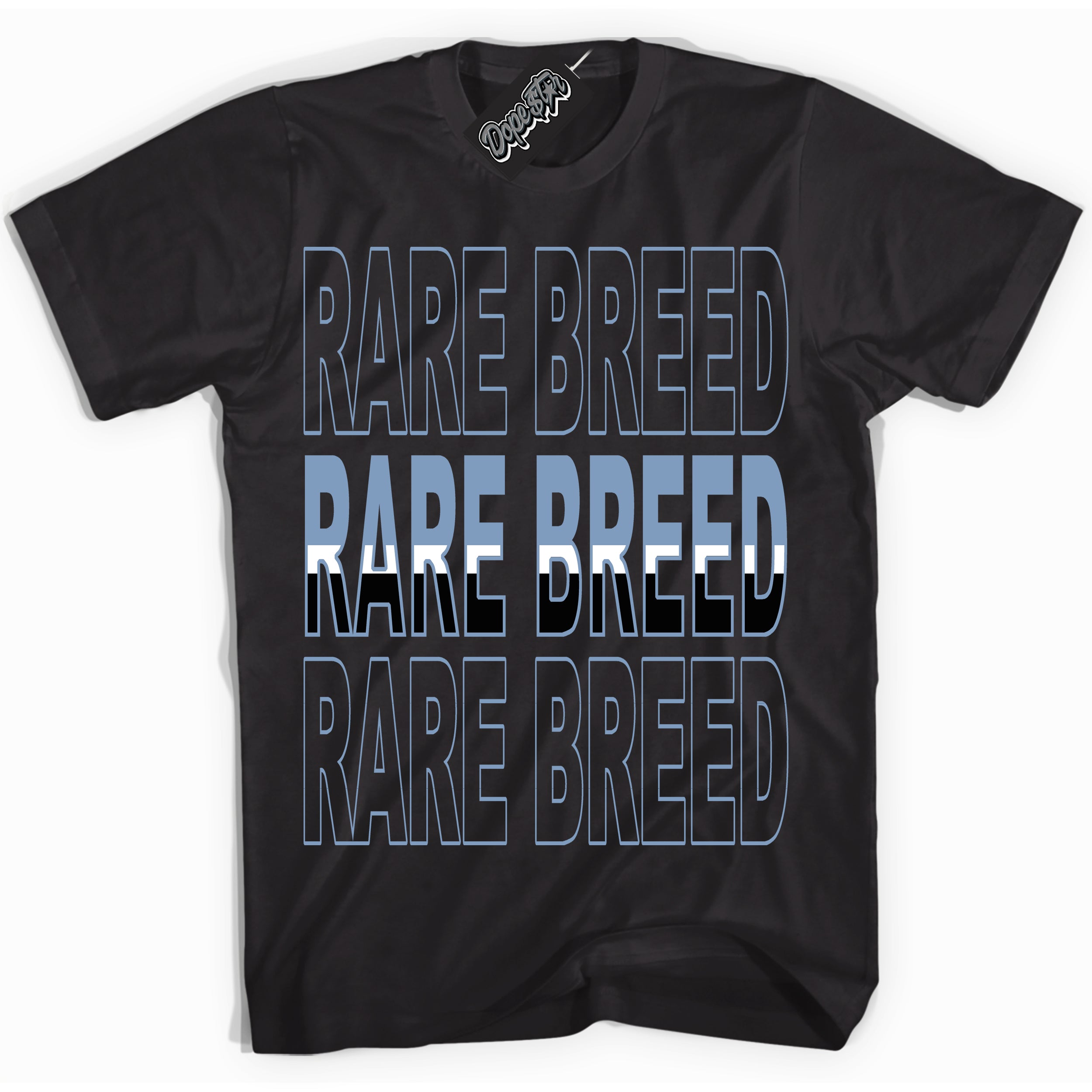 Cool Black Shirt with “ Rare Breed” design that perfectly matches Reverse Oreo 6s Sneakers.