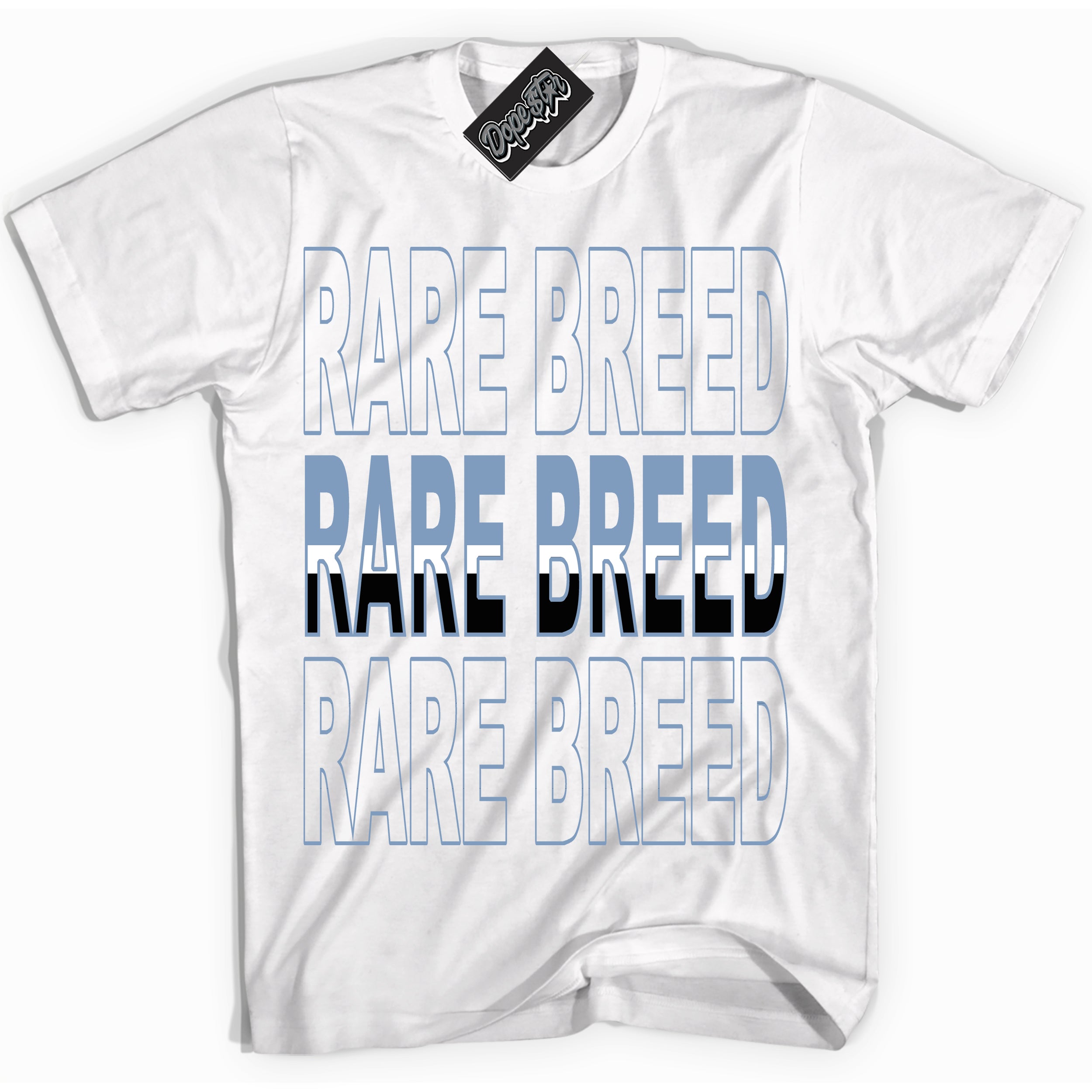 Cool White Shirt with “ Rare Breed” design that perfectly matches Reverse Oreo 6s Sneakers.