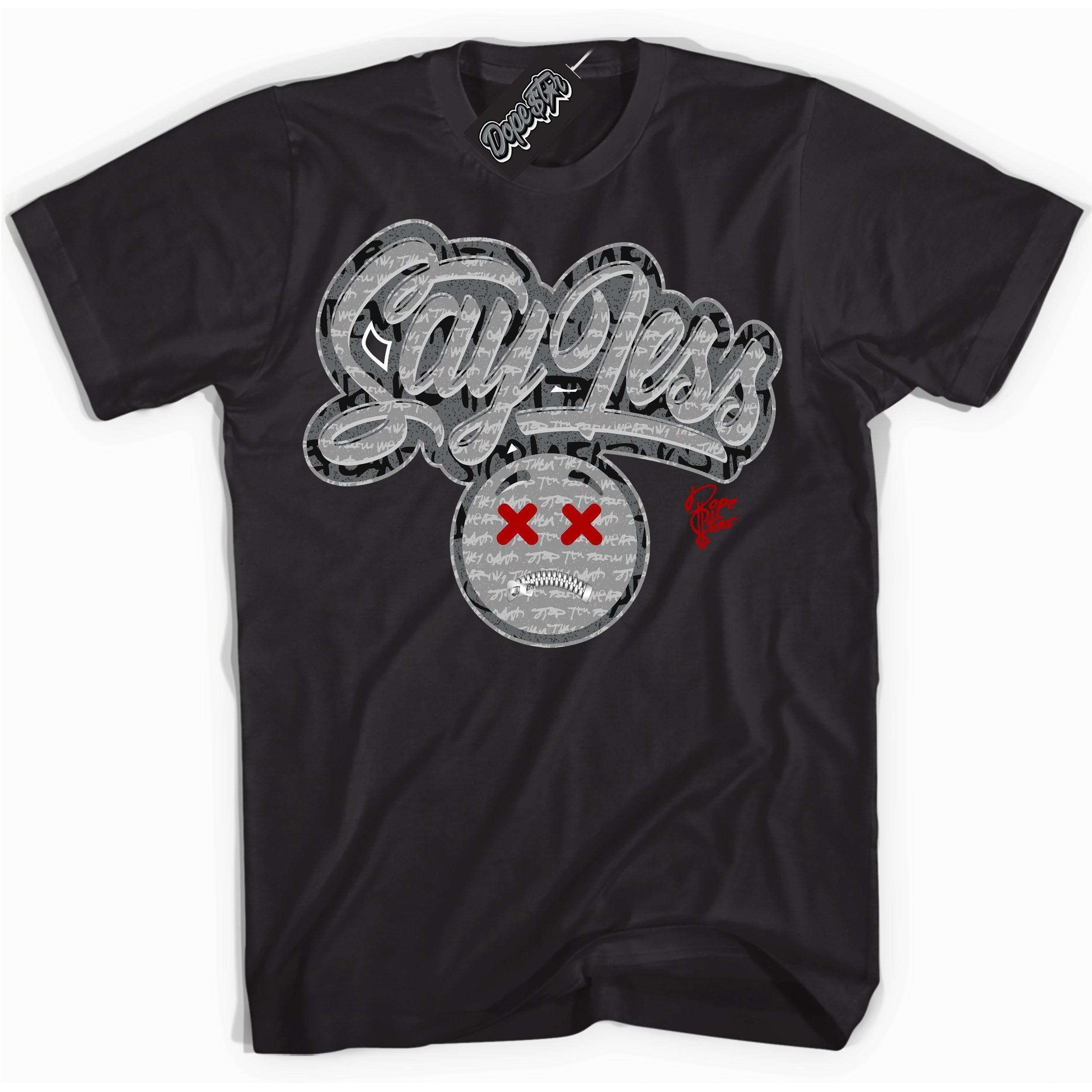 Cool Black Shirt with “ Say Less ” design that perfectly matches Rebellionaire 1s Sneakers.