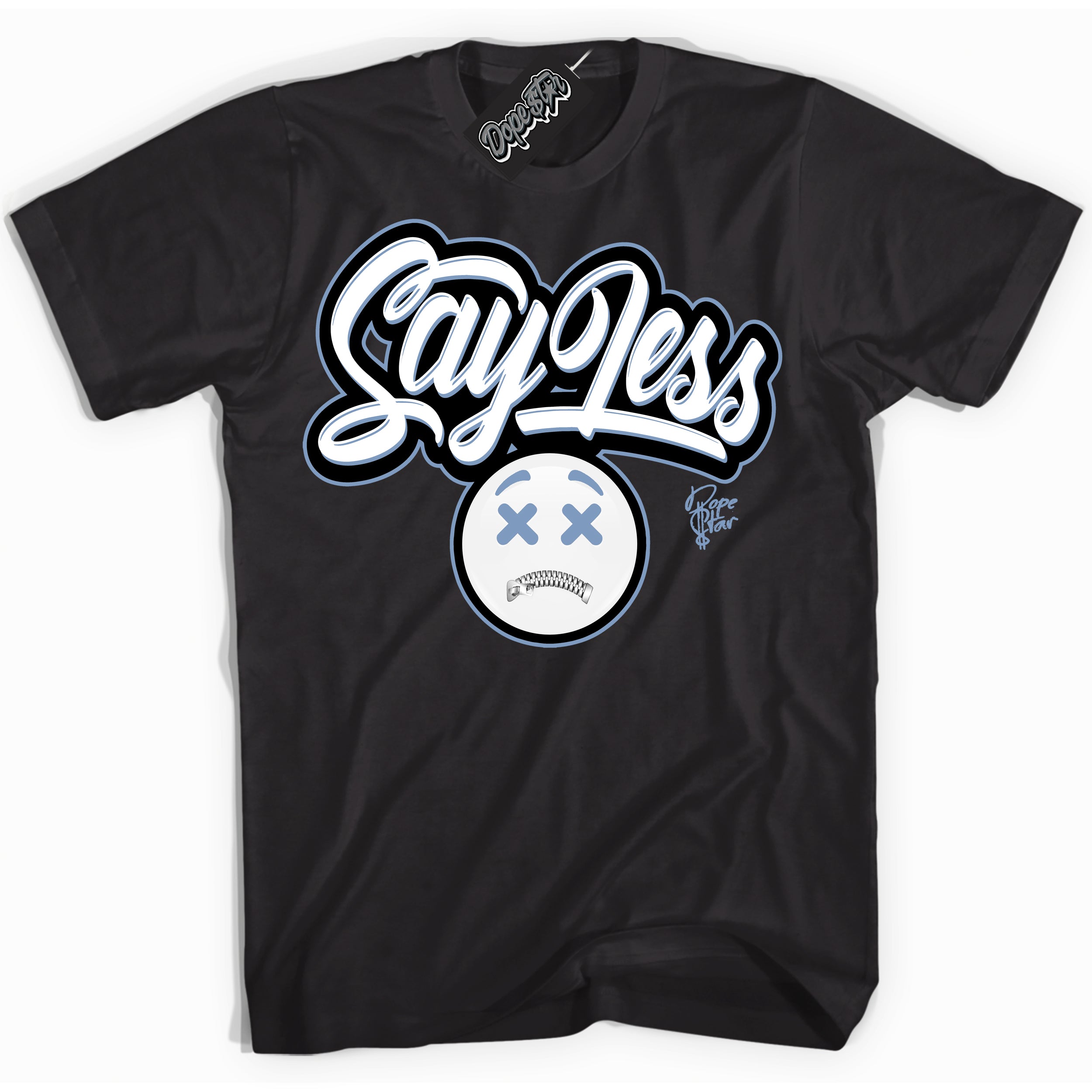 Cool Black Shirt with “ Say Less” design that perfectly matches Reverse Oreo 6s Sneakers.