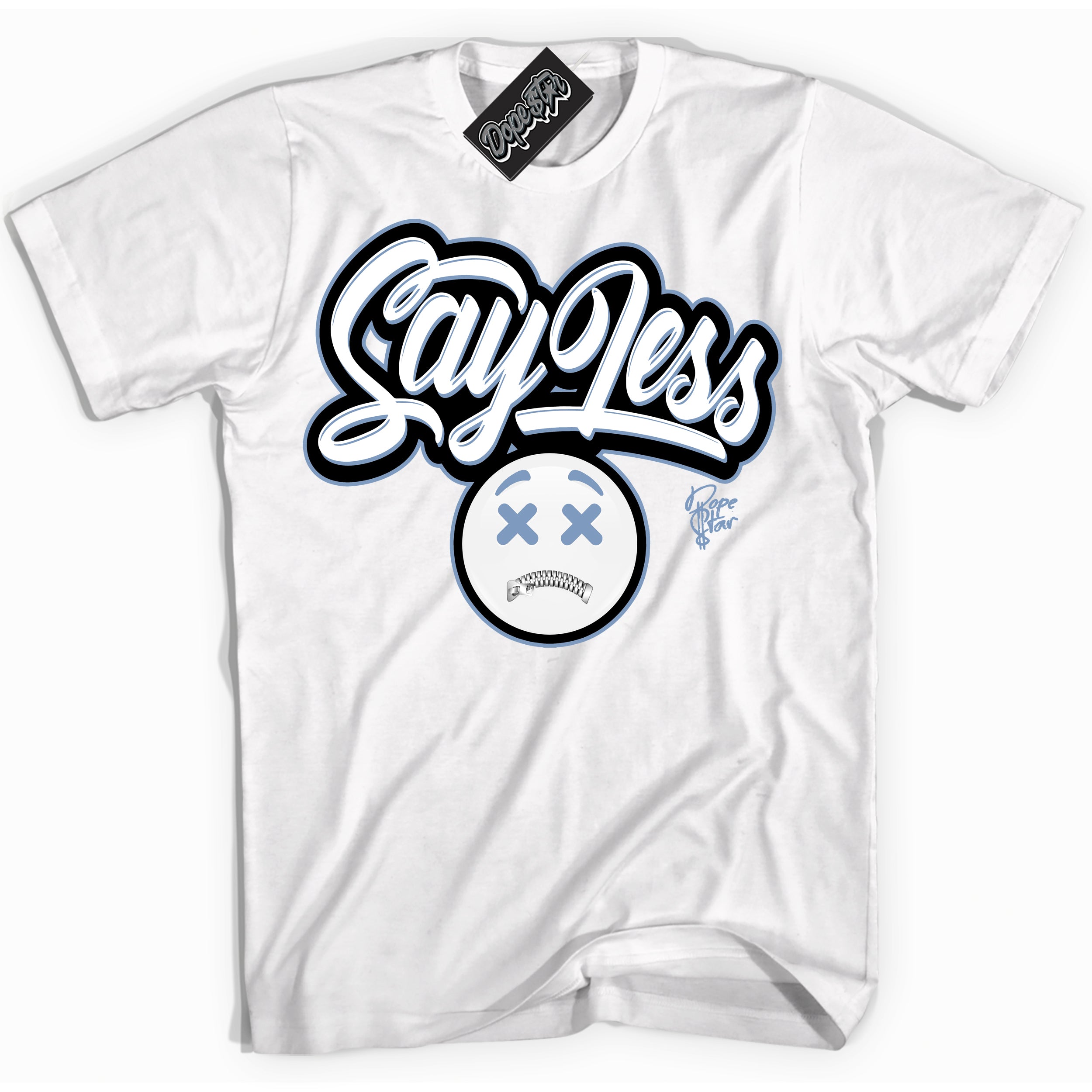 Cool White Shirt with “ Say Less” design that perfectly matches Reverse Oreo 6s Sneakers.