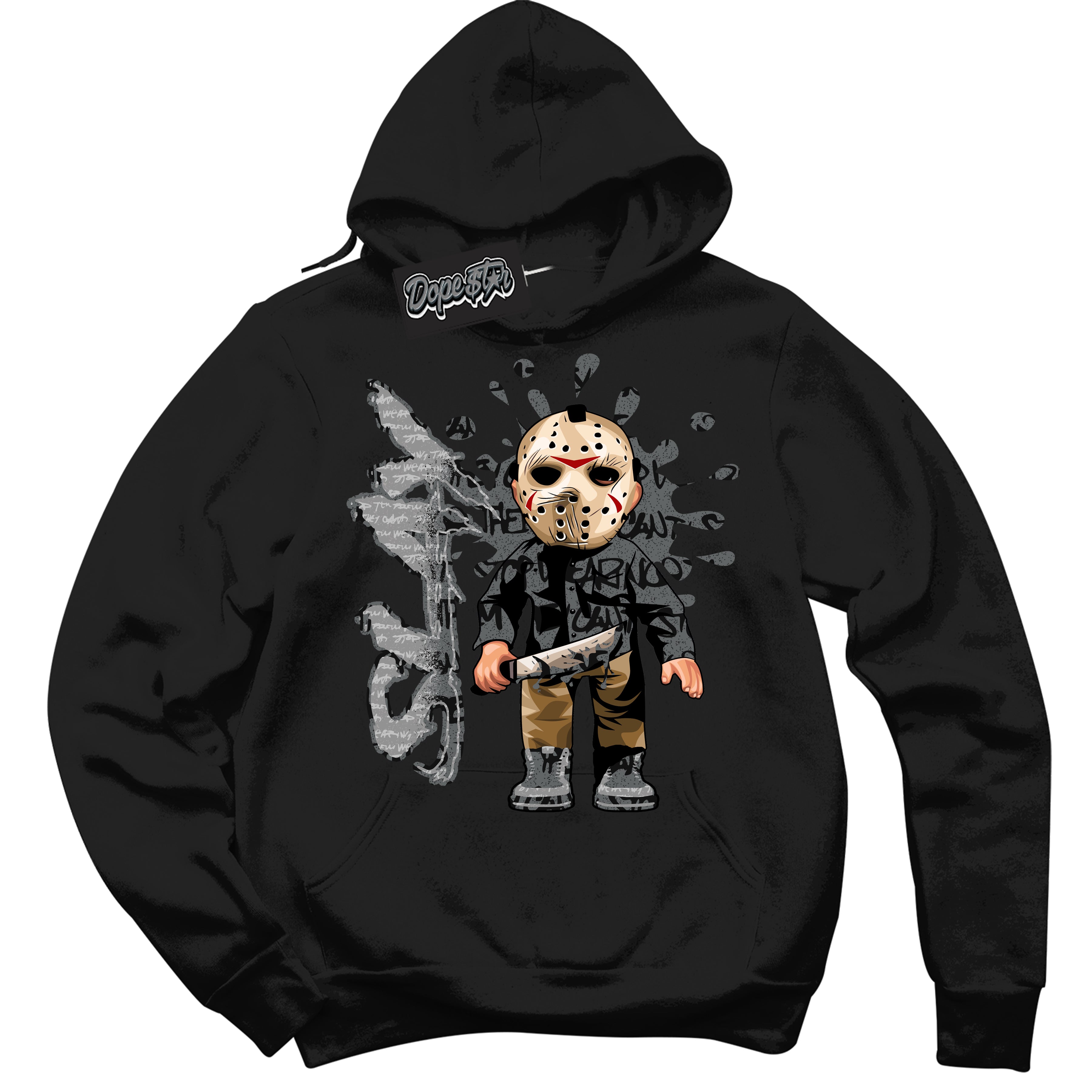 Cool Black Hoodie with “ Slay ”  design that Perfectly Matches Rebellionaire 1s Sneakers.