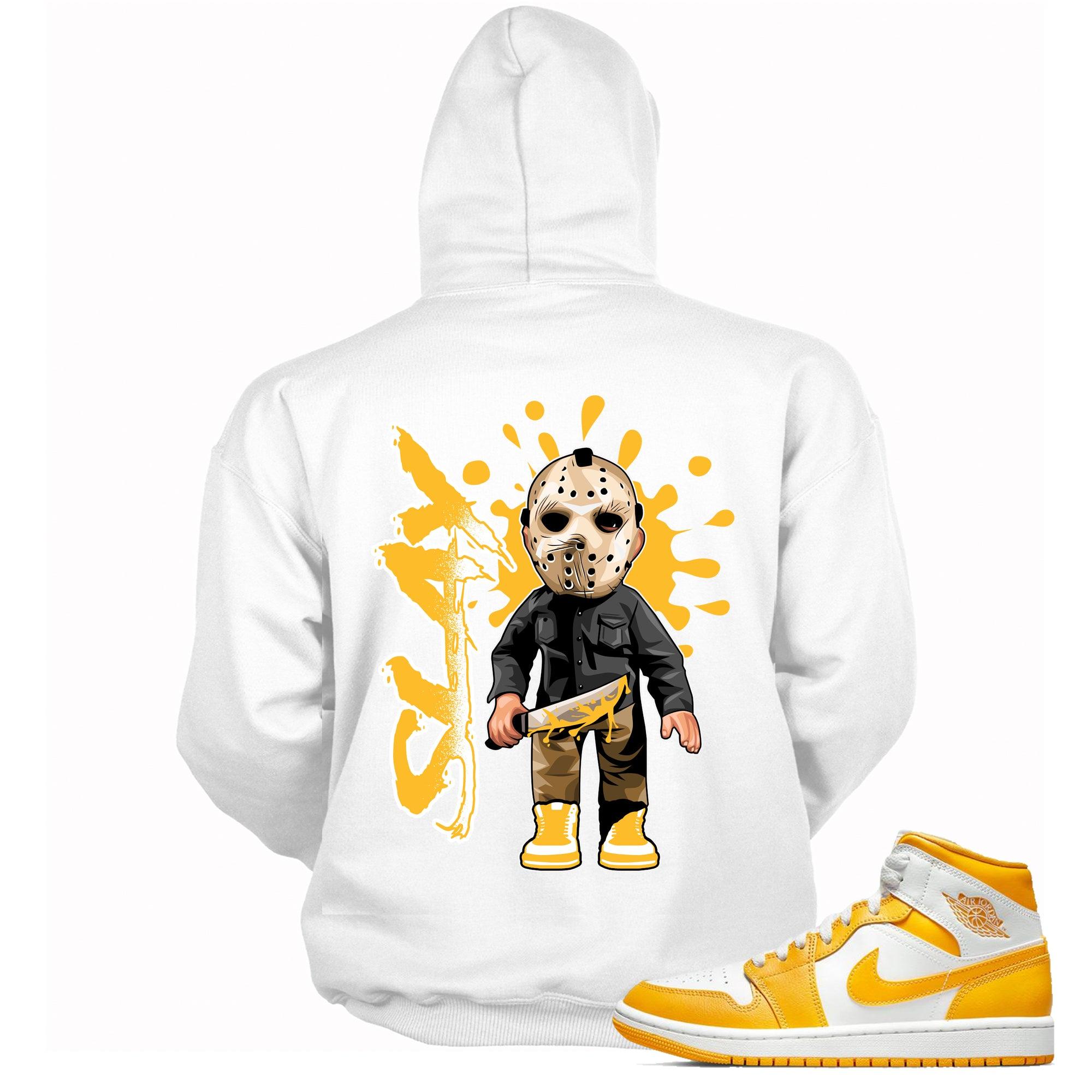 1 Mid White University Gold Hoodie Slay - Sneaker Shirts Outlet