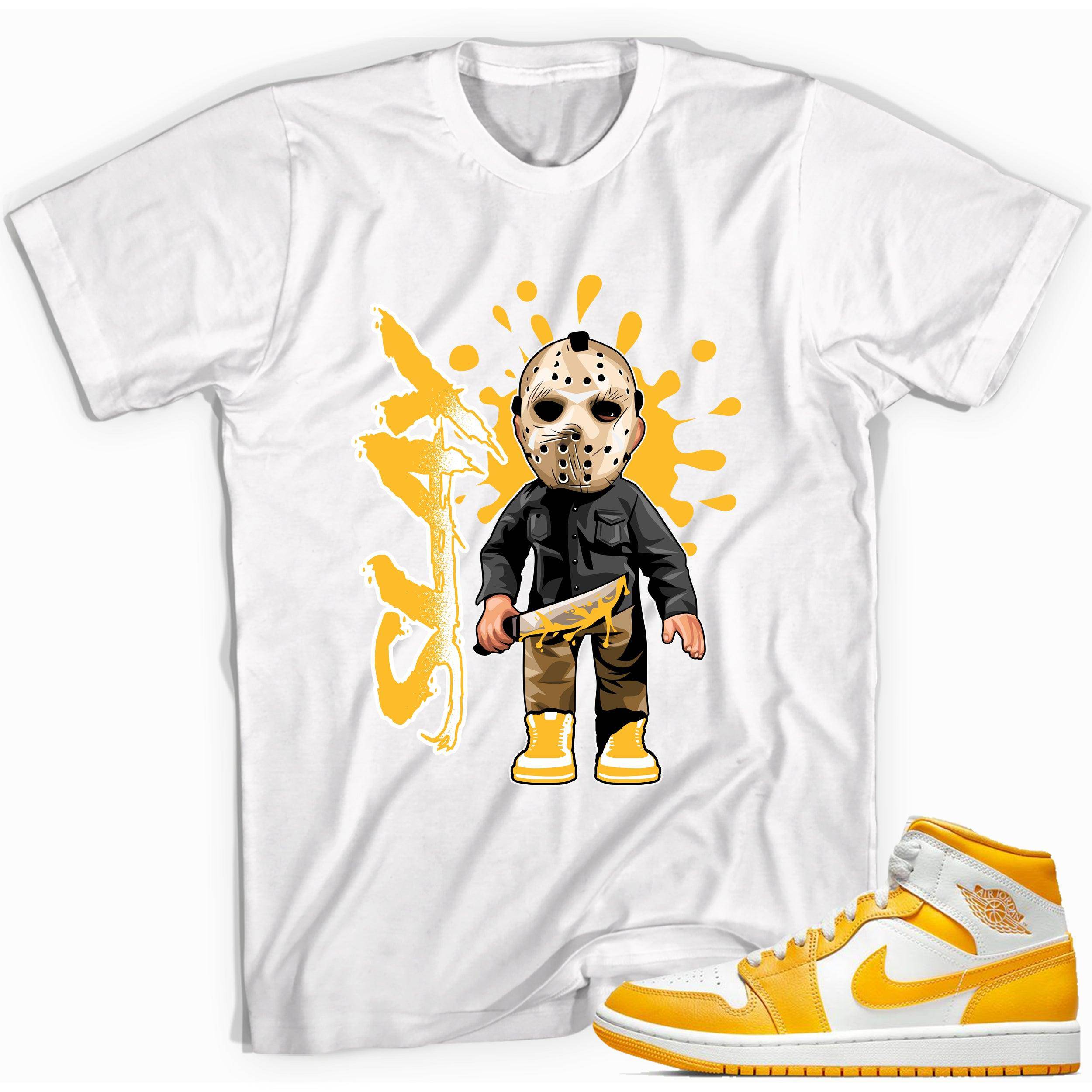 1 Mid White University Gold Shirt Slay - Sneaker Shirts Outlet