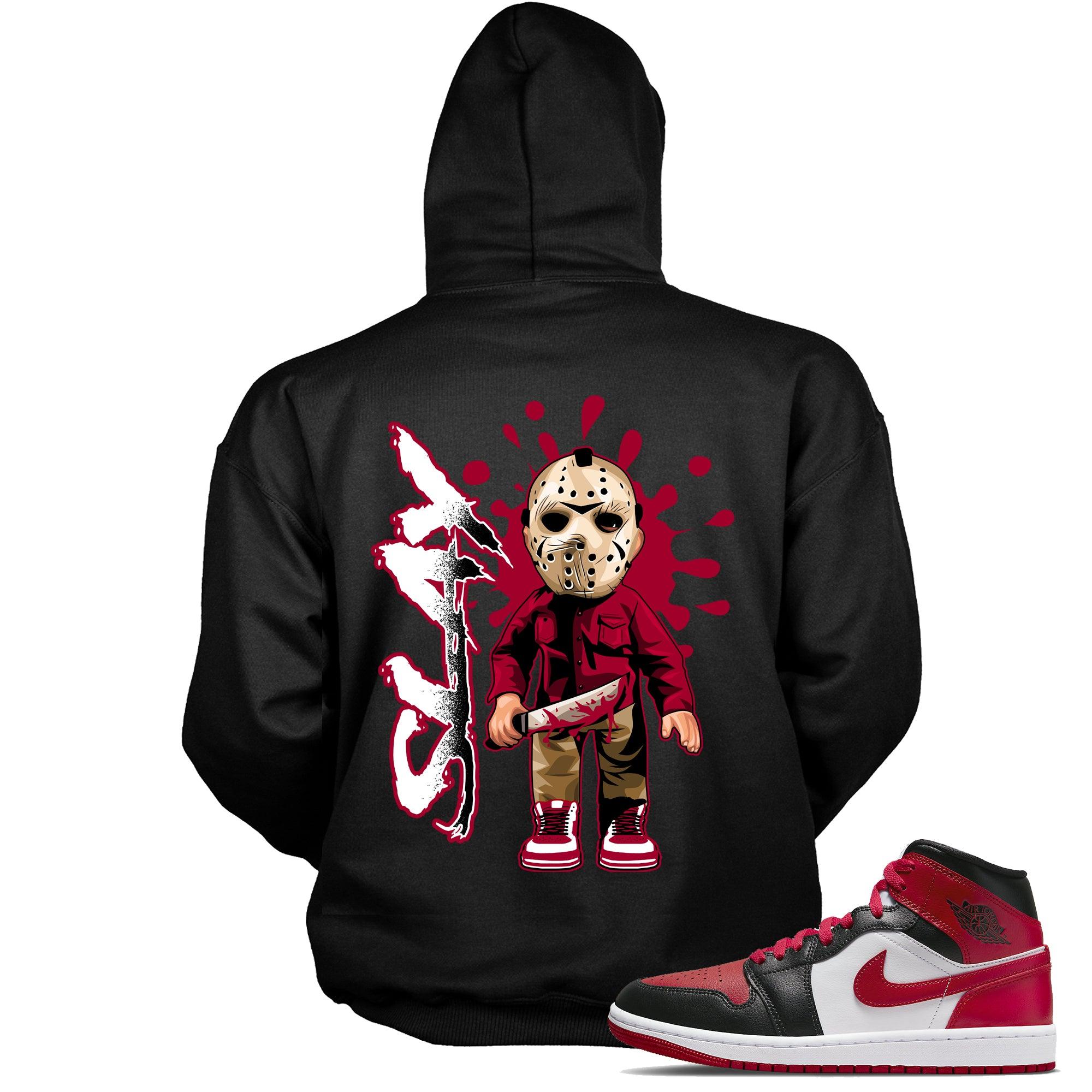 1 Mid Alternate Bred Toe Hoodie Slay - Sneaker Shirts Outlet