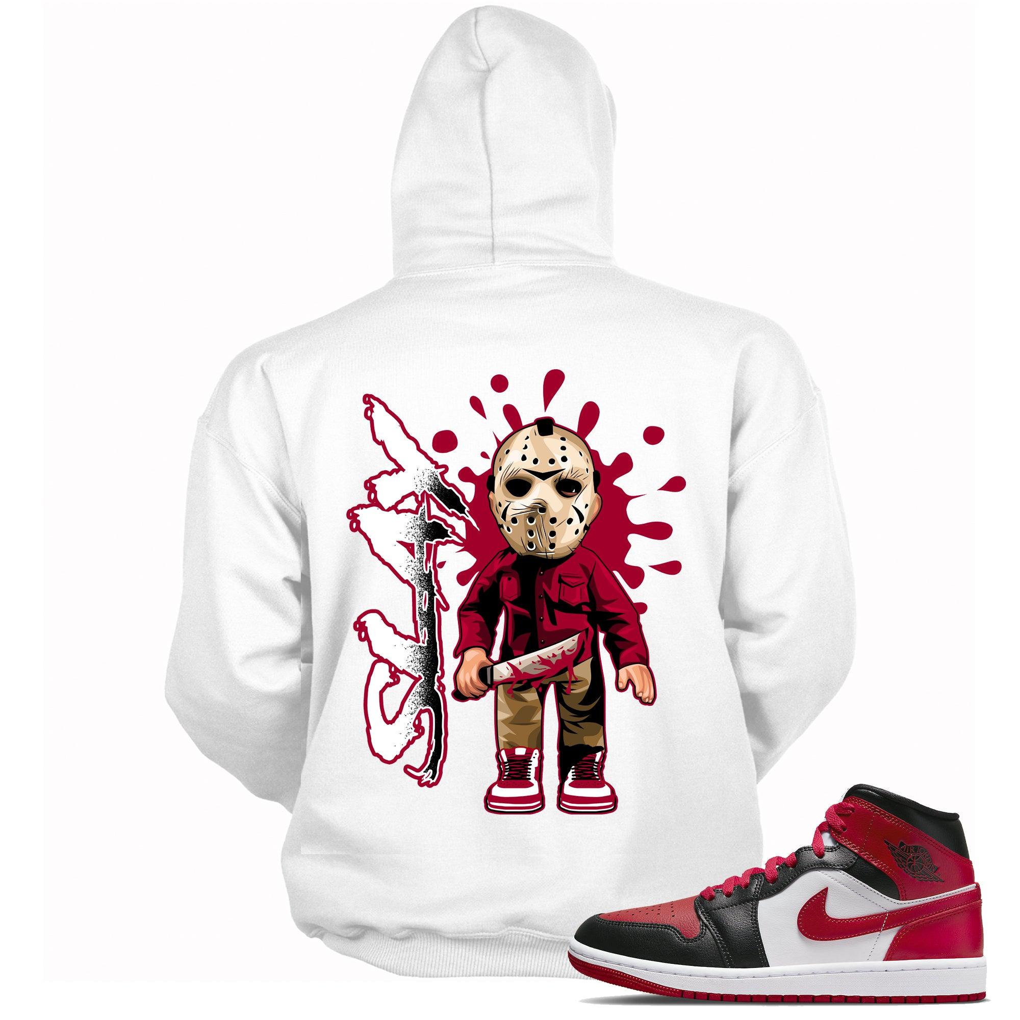 1 Mid Alternate Bred Toe Hoodie Slay - Sneaker Shirts Outlet