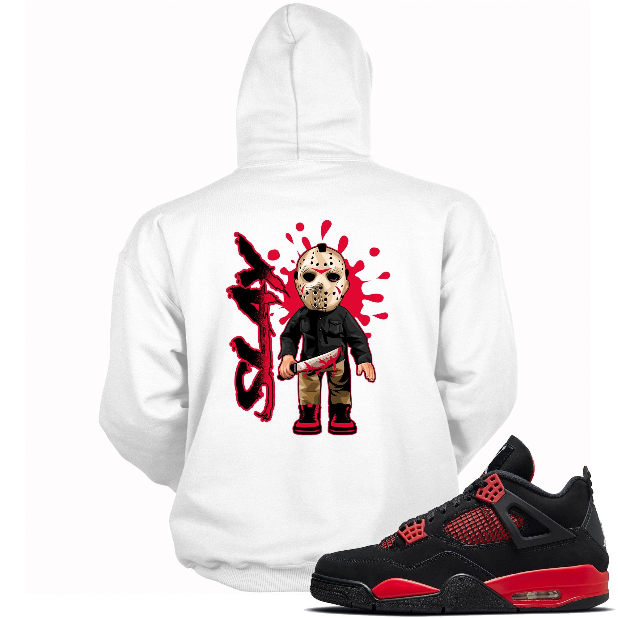 4 Red Thunder Hoodie Slay - Sneaker Shirts Outlet