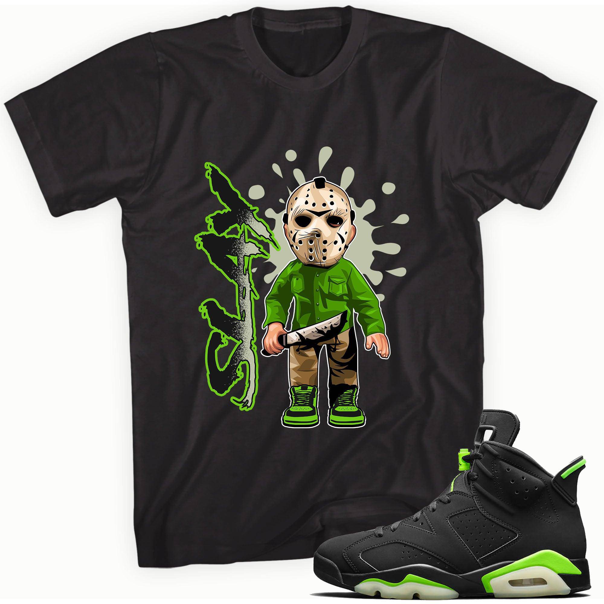 6 Electric Green Shirt Slay - Sneaker Shirts Outlet