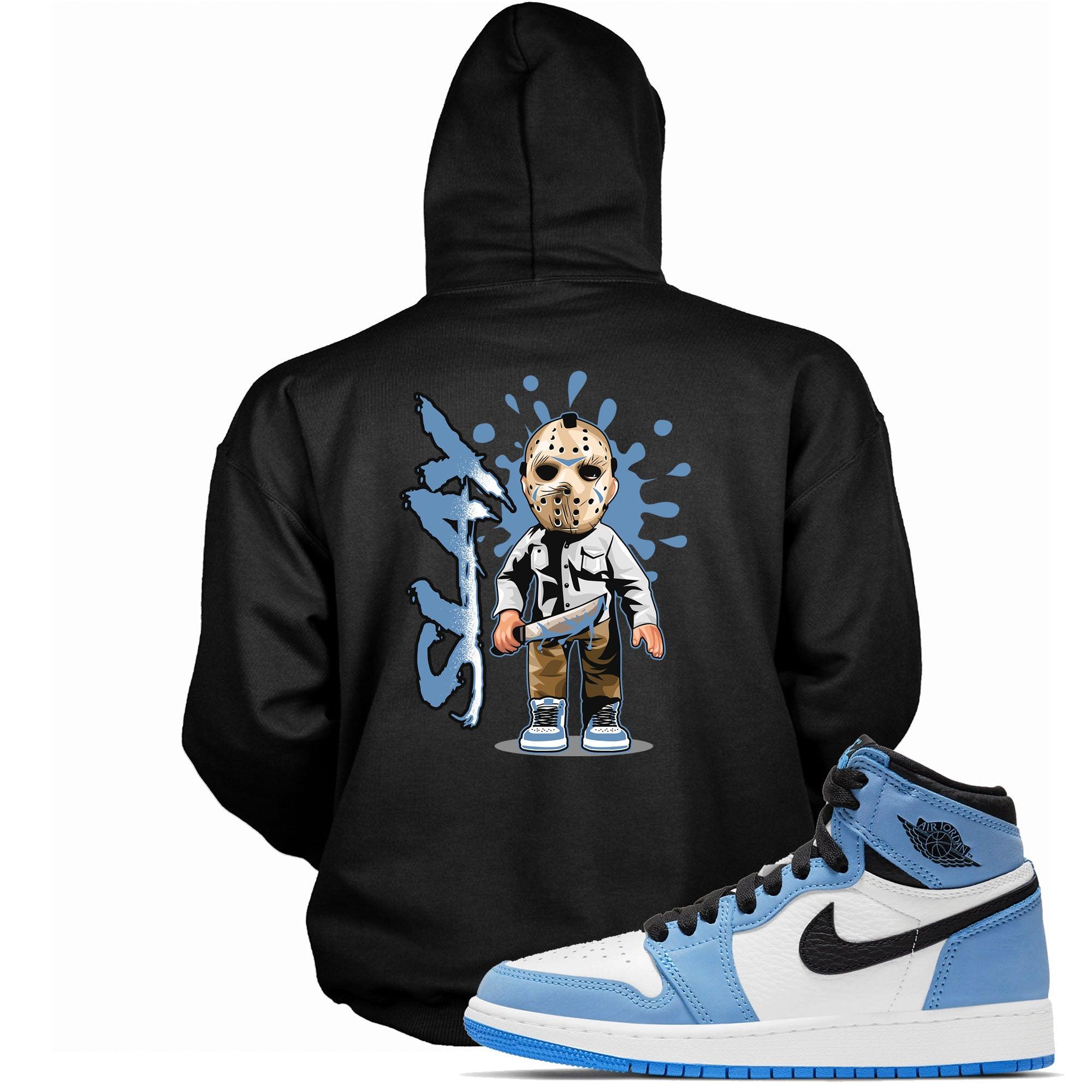 1 High White University Blue Black Hoodie Slay - Sneaker Shirts Outlet