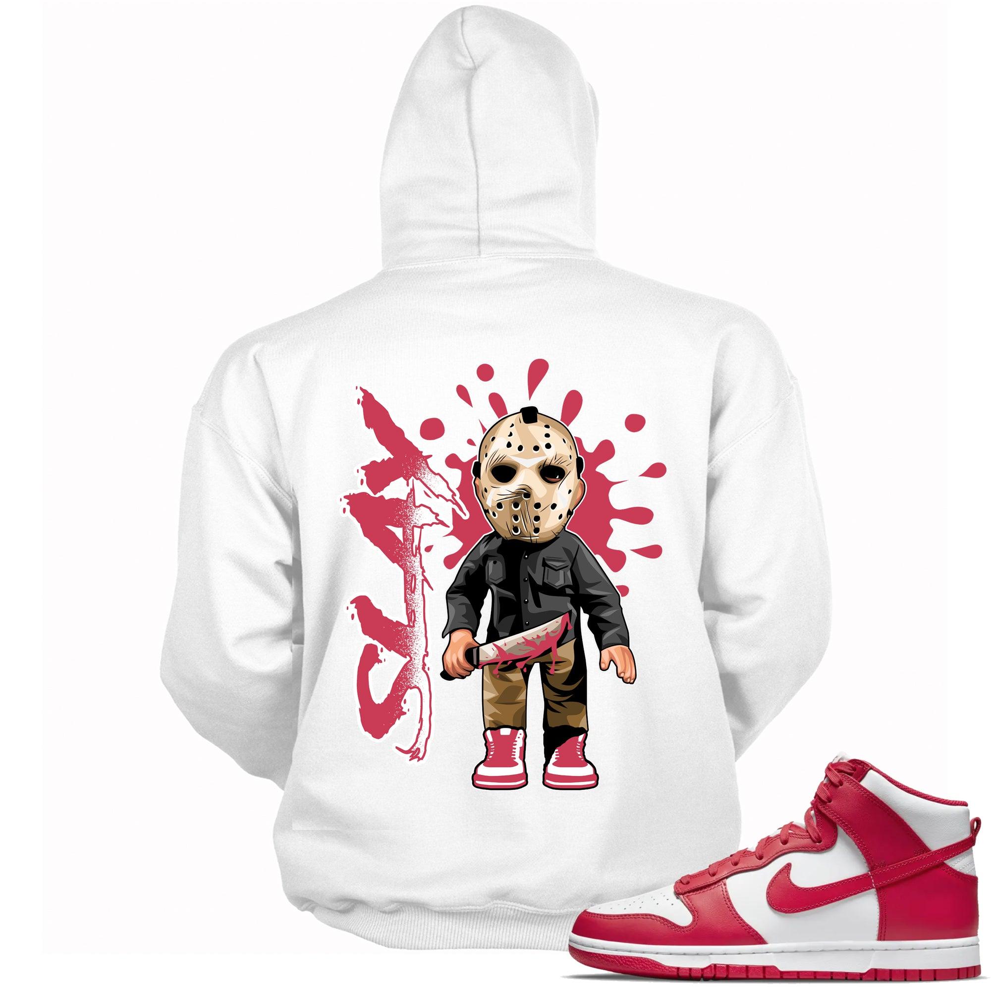 Dunk High Championship White Red Hoodie Slay - Sneaker Shirts Outlet