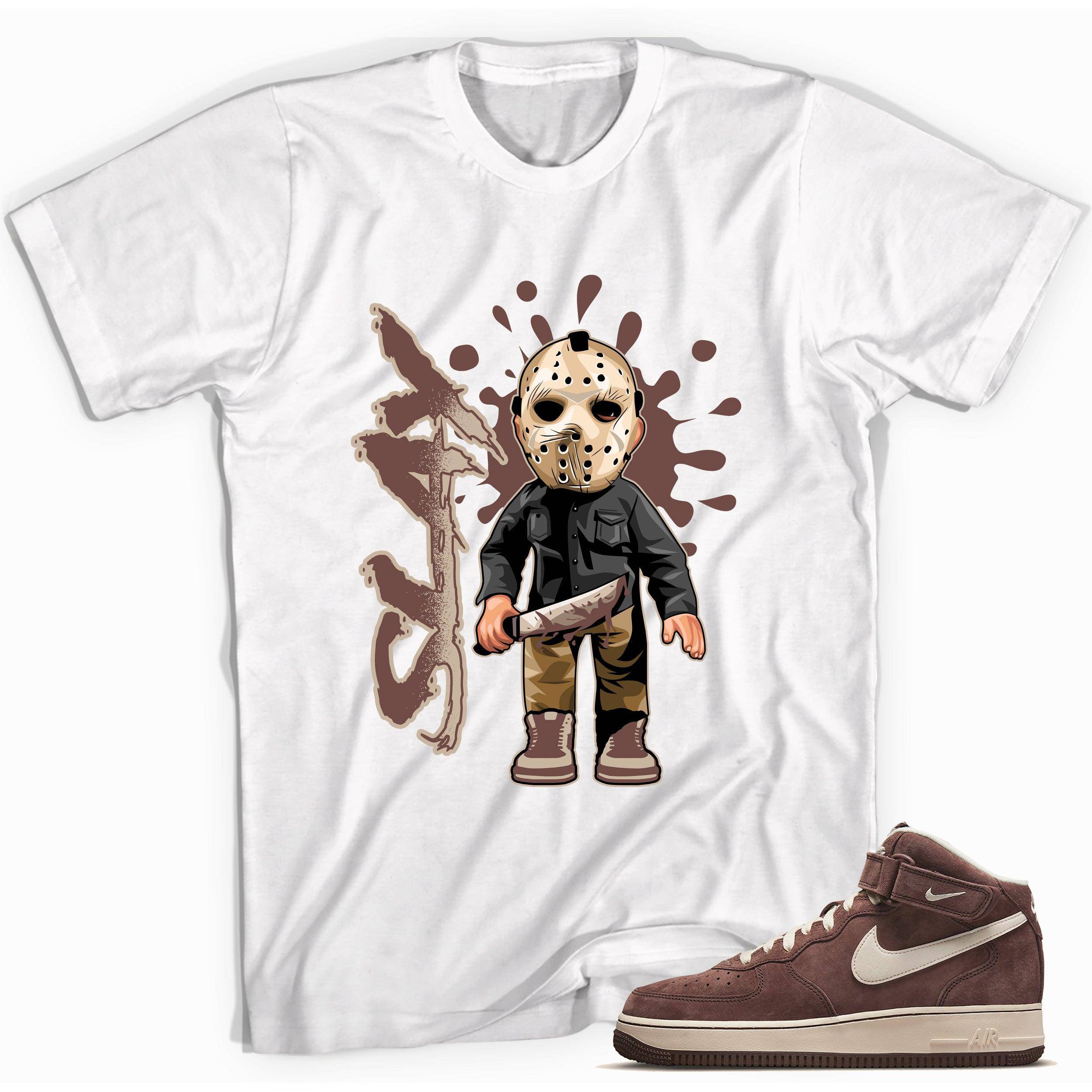 Air Force 1 Mid QS Chocolate Shirt Slay - Sneaker Shirts Outlet