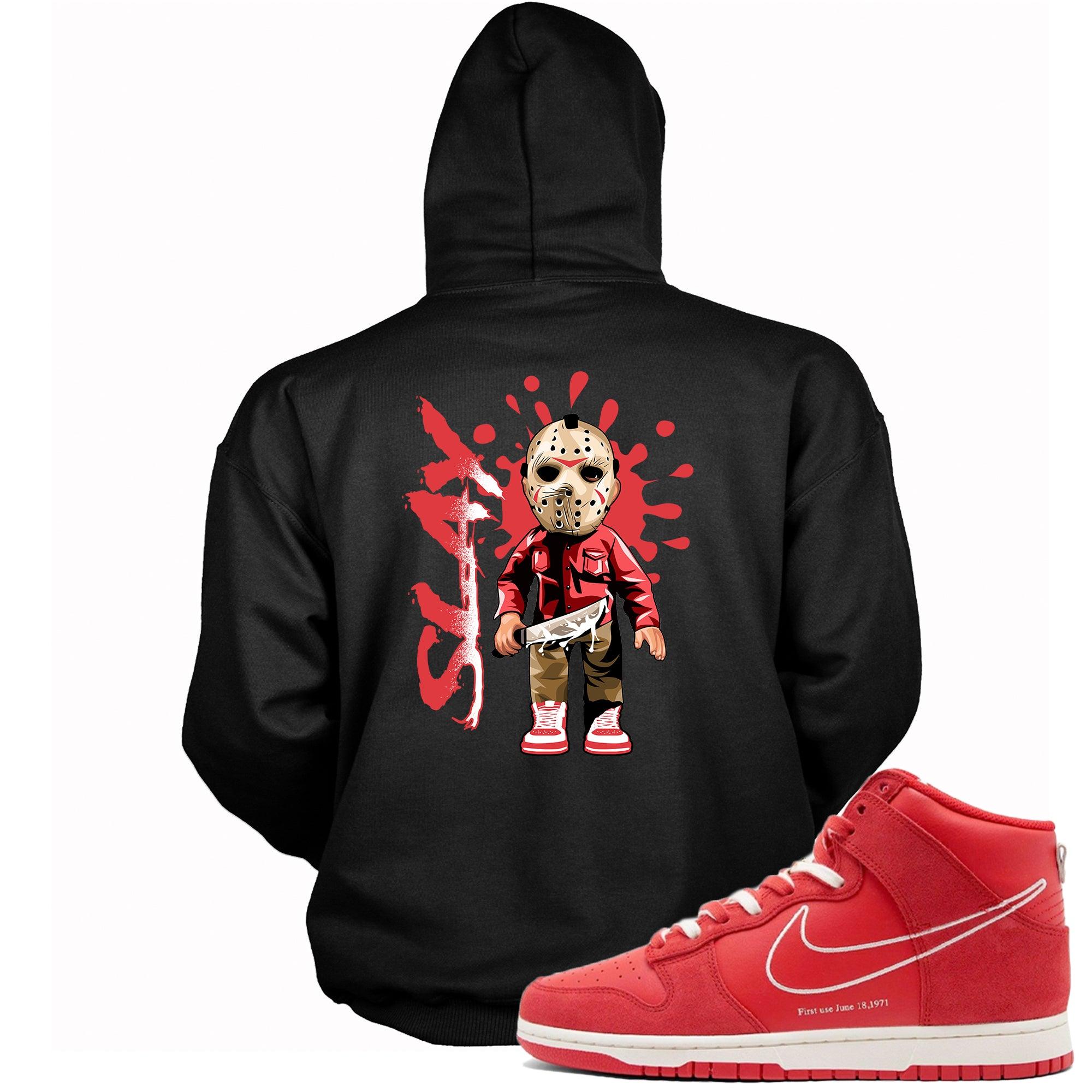 Dunk High First Use Red Hoodie Slay - Sneaker Shirts Outlet