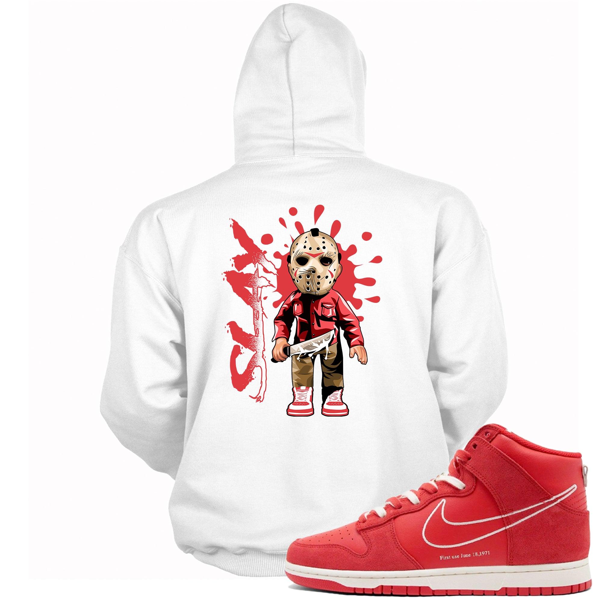 Dunk High First Use Red Hoodie Slay - Sneaker Shirts Outlet