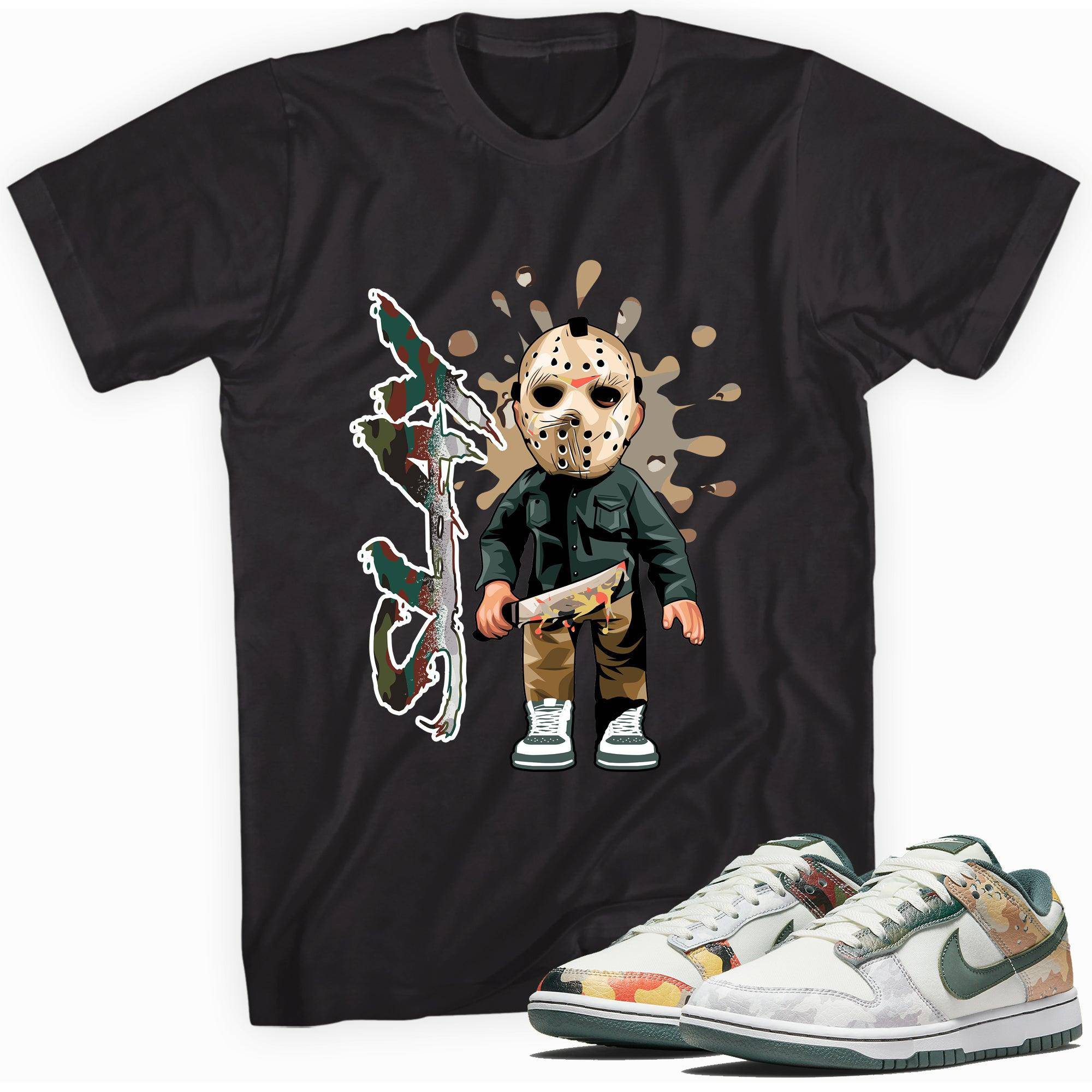 Dunk Low Sail Multi Camo Shirt Slay - Sneaker Shirts Outlet