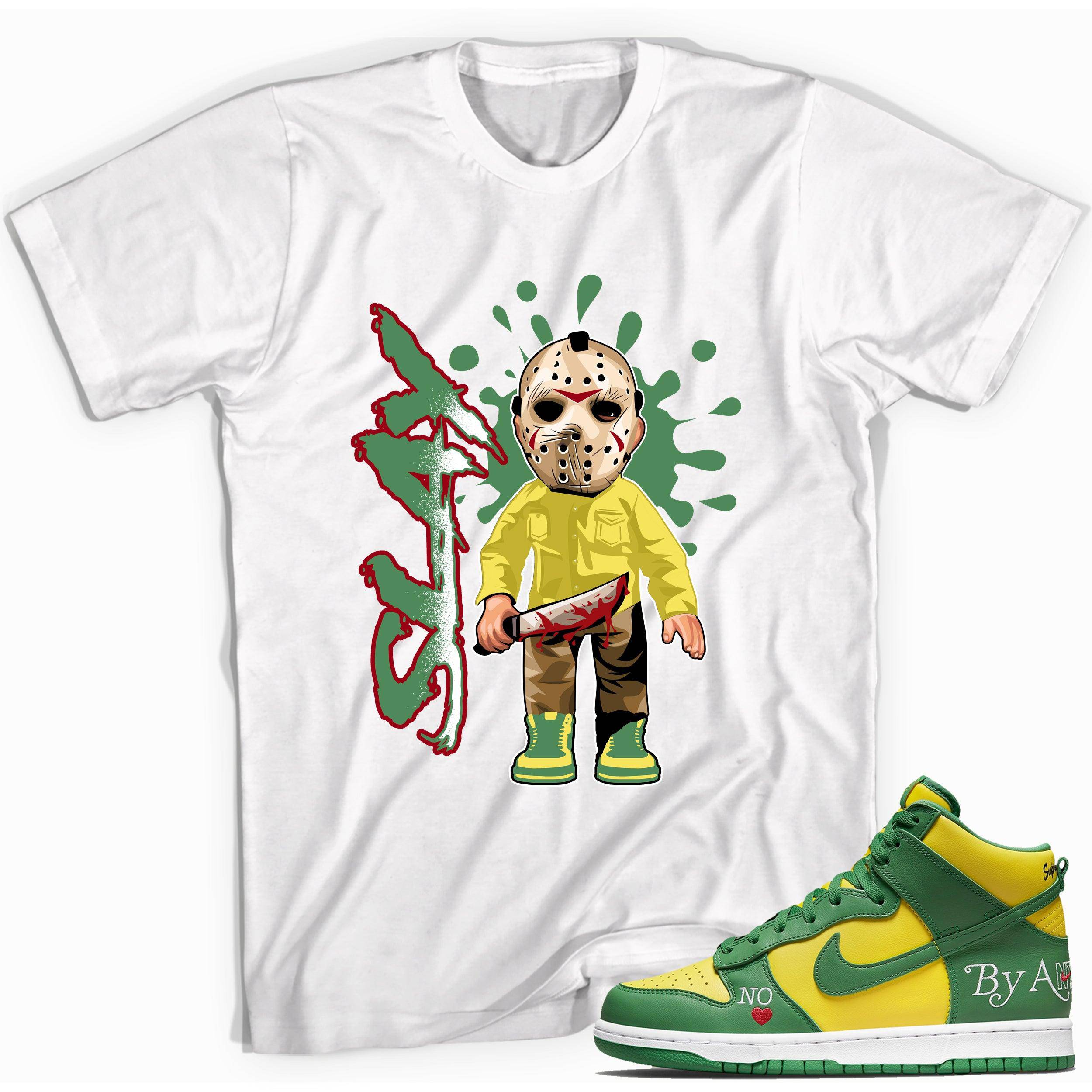 SB Dunk High Supreme By Any Means Brazil Shirt Slay - Sneaker Shirts Outlet