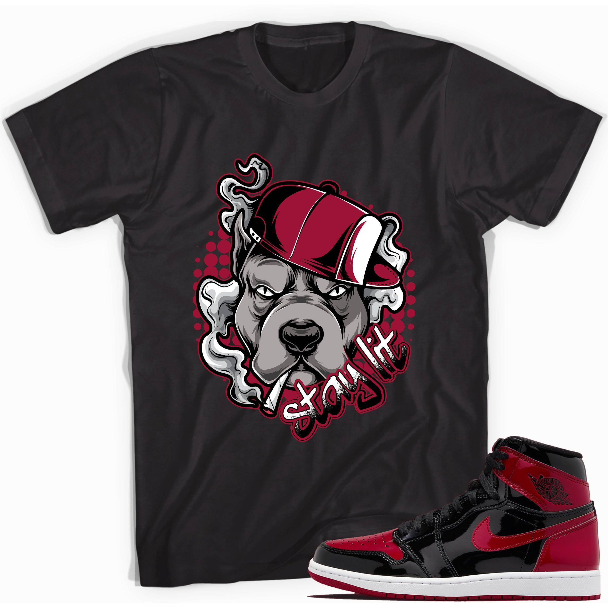 1s Bred Patent Shirt Stay Lit - Sneaker Shirts Outlet