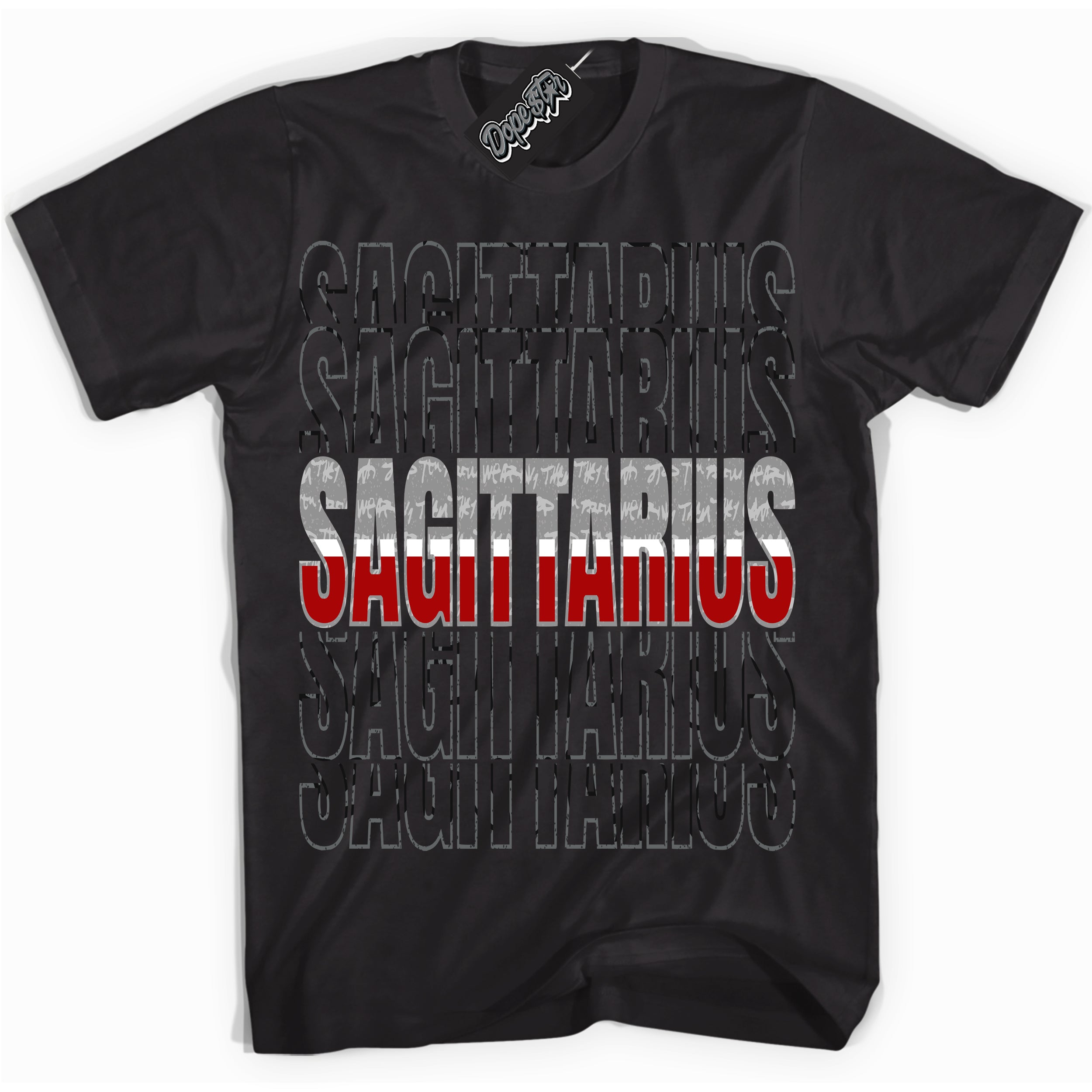 Cool Black Shirt with “ Sagittarius ” design that perfectly matches Rebellionaire 1s Sneakers.