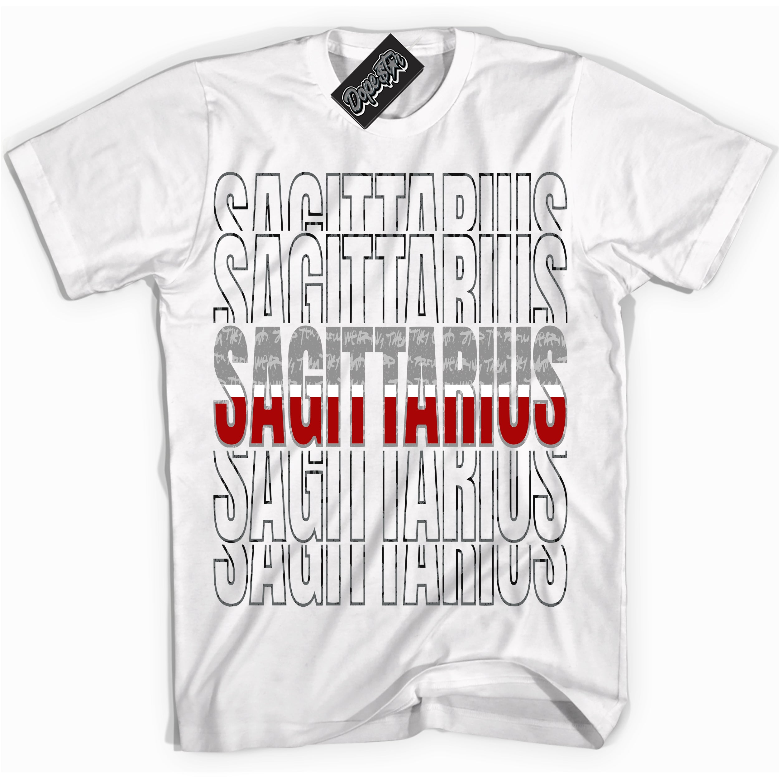 Cool White Shirt with “ Sagittarius ” design that perfectly matches Rebellionaire 1s Sneakers.