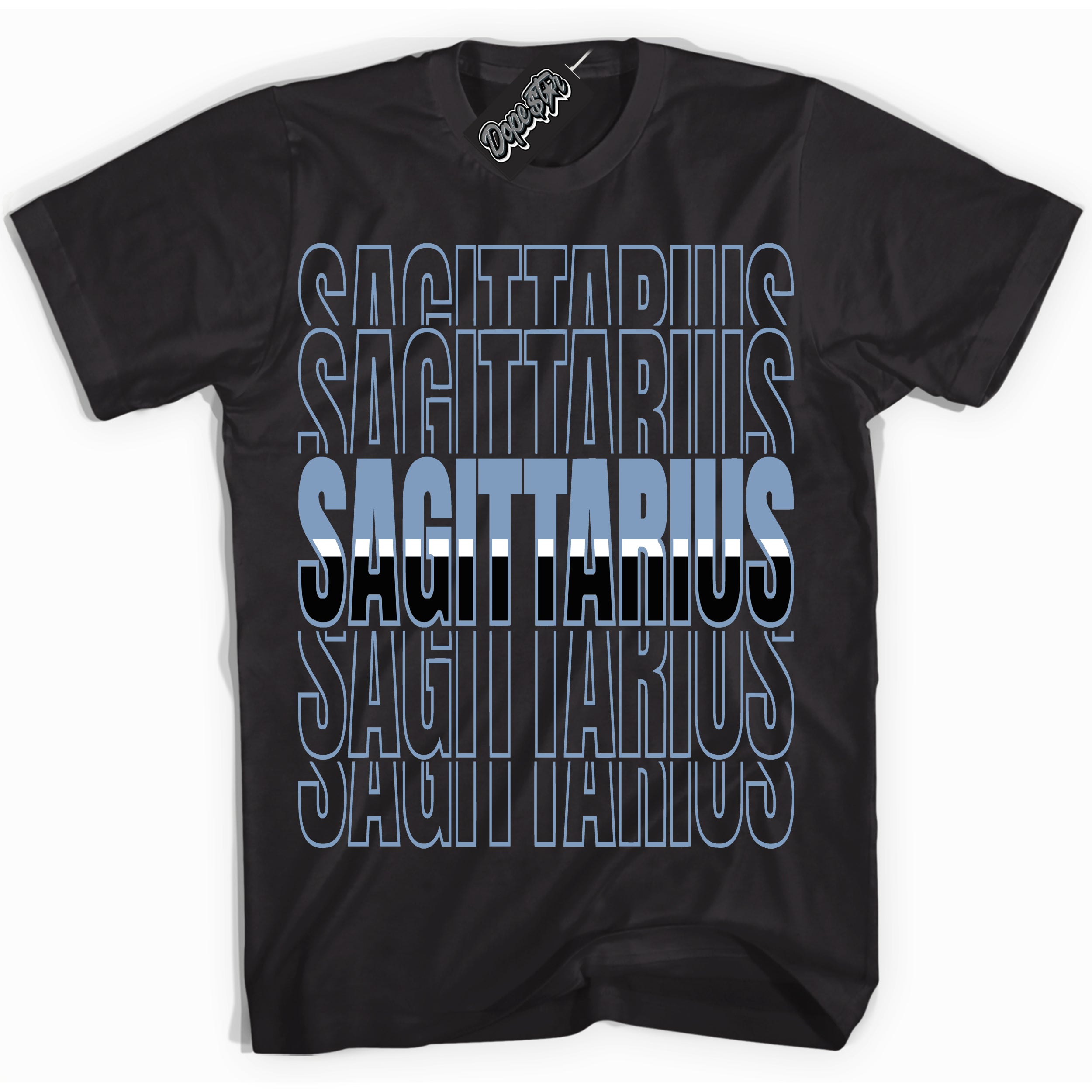 Cool Black Shirt with “ Sagittarius” design that perfectly matches Reverse Oreo 6s Sneakers.