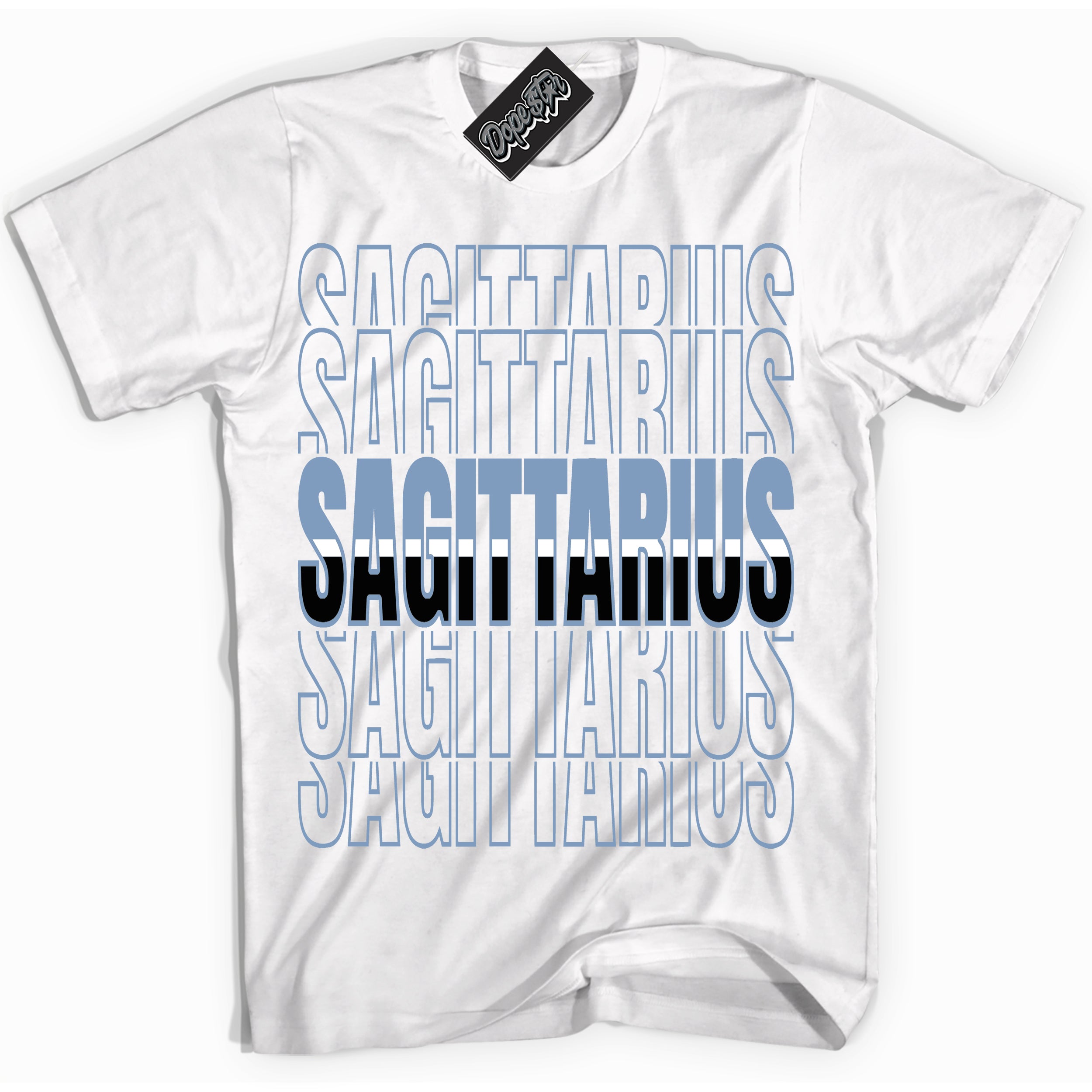 Cool White Shirt with “ Sagittarius” design that perfectly matches Reverse Oreo 6s Sneakers.