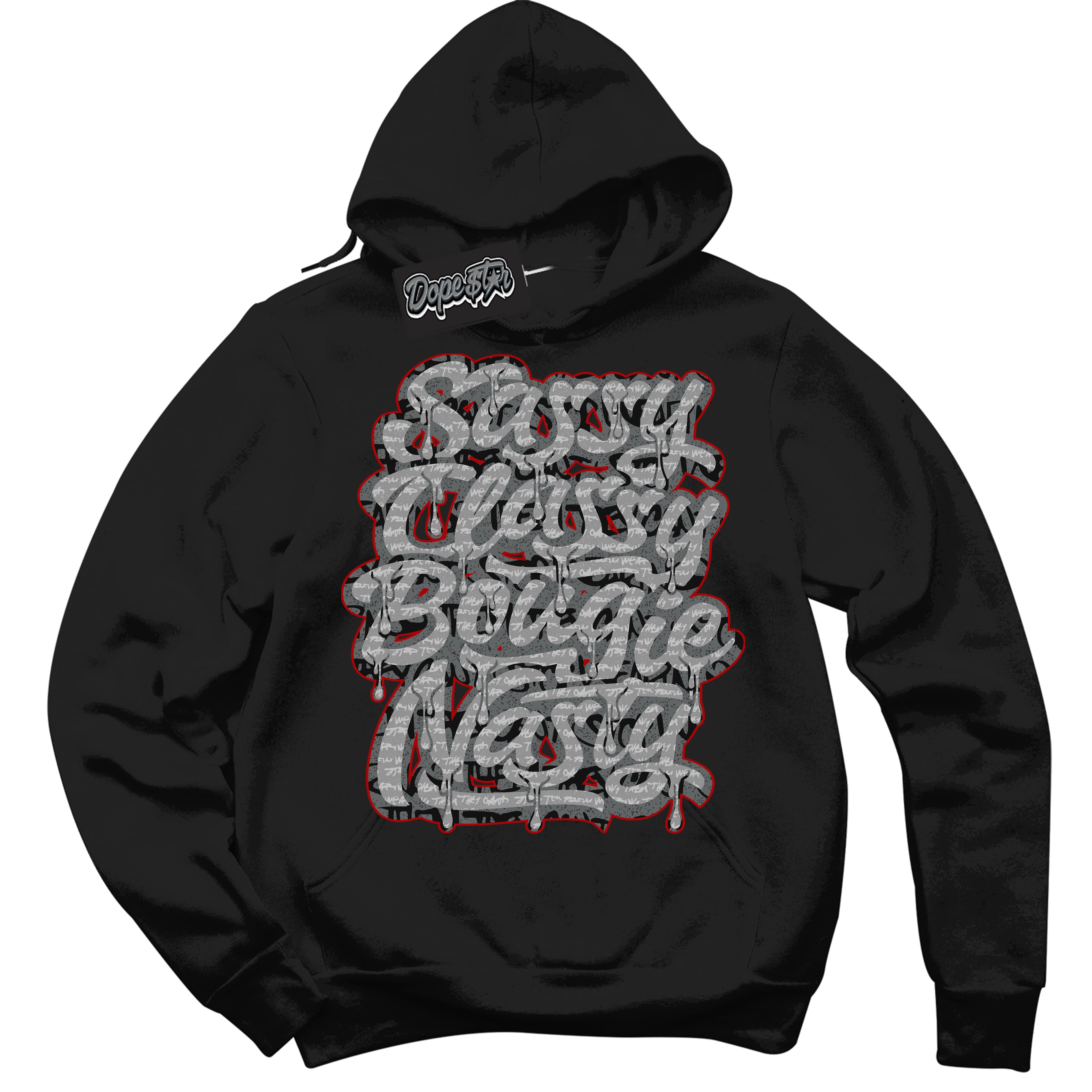 Cool Black Hoodie with “ Sassy Classy ”  design that Perfectly Matches Rebellionaire 1s Sneakers.