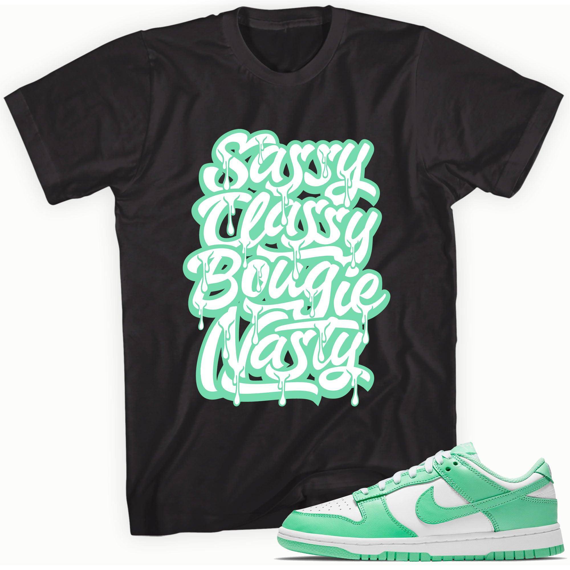 Dunk Low Green Glow Shirt Sassy Classy