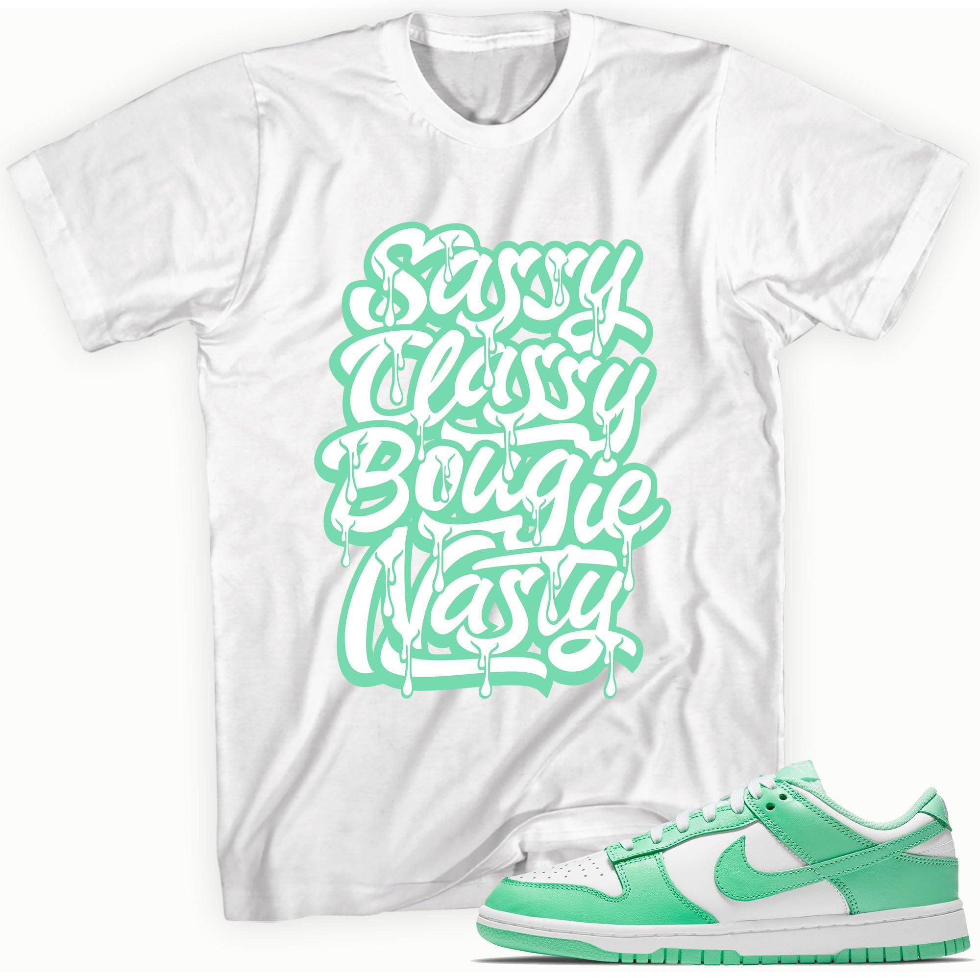 Dunk Low Green Glow Shirt Sassy Classy