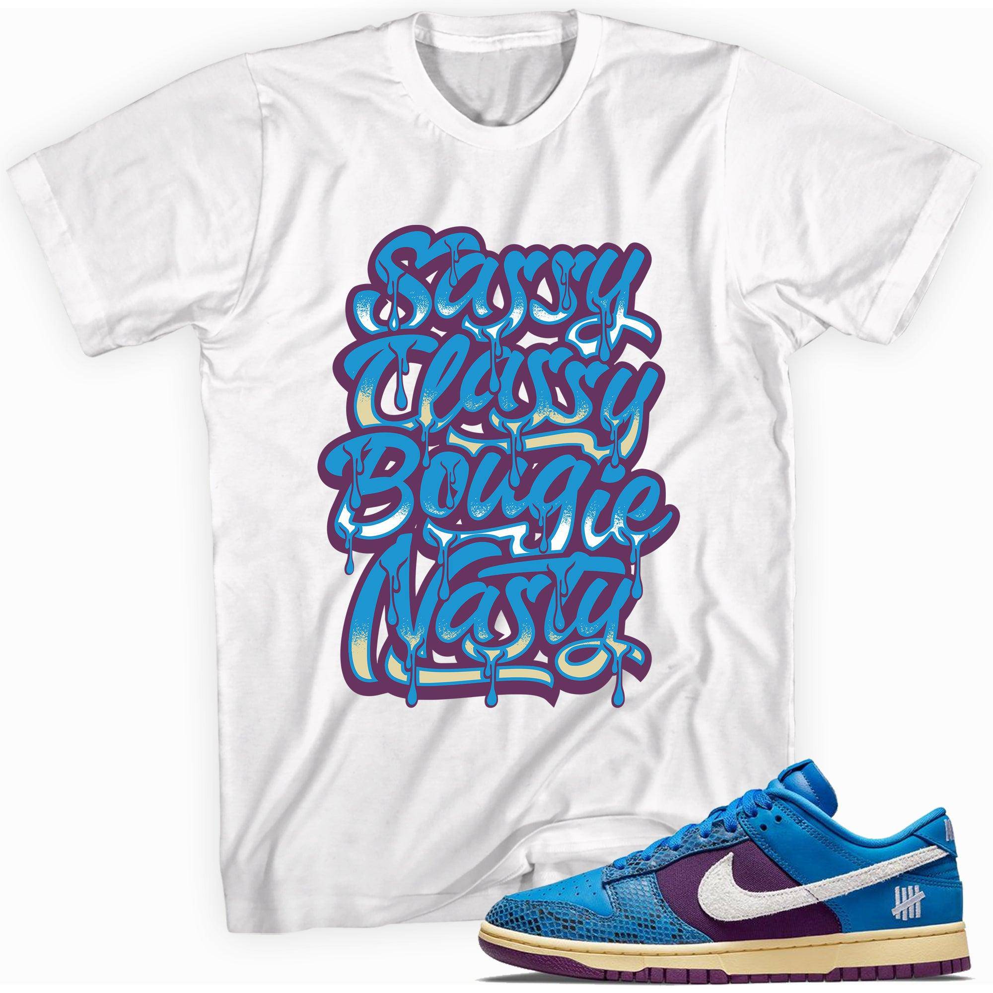 Dunk Low Undefeated 5 On It Dunk vs AF1 Shirt Sassy Classy