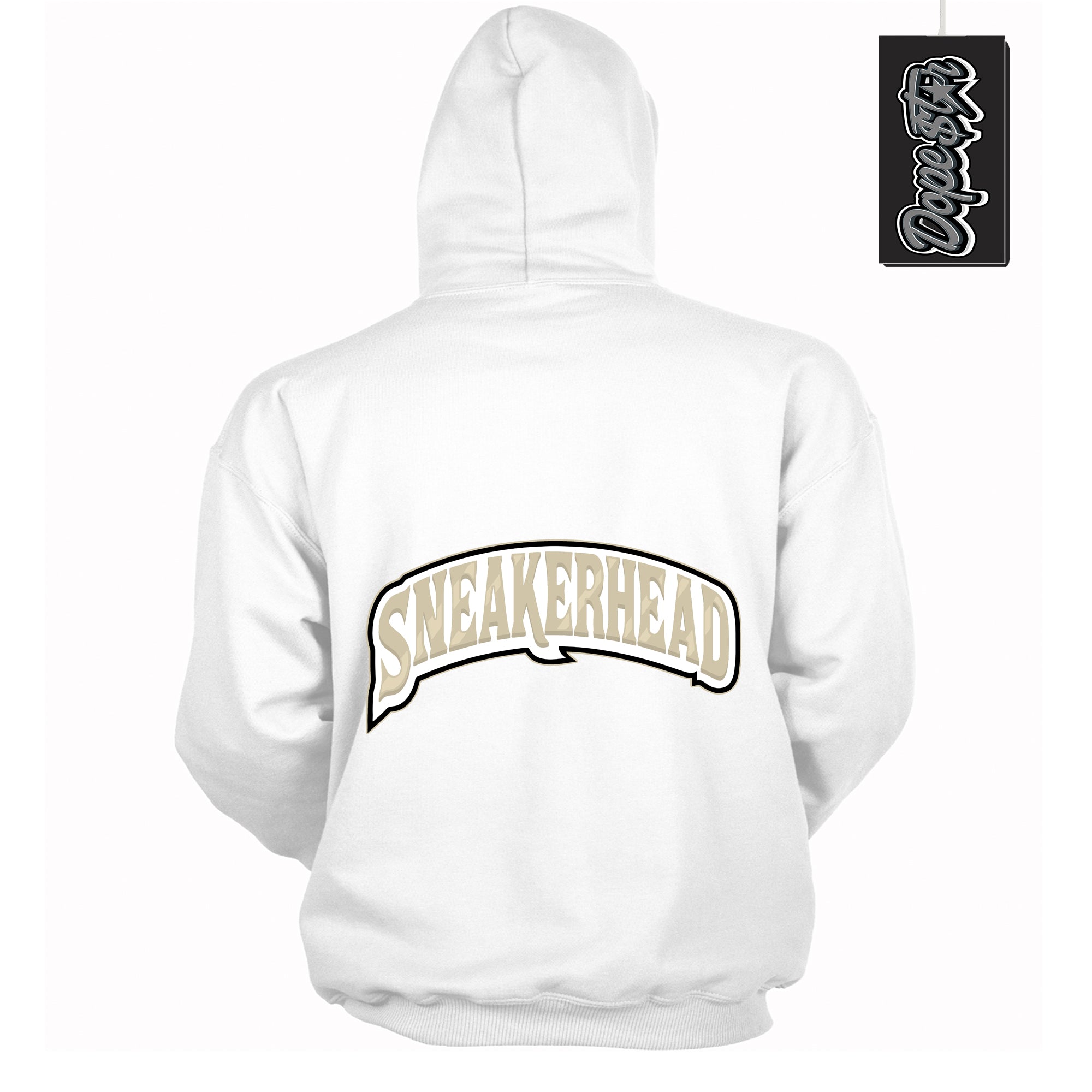 Cool White Hoodie with “ Sneakerhead ”  design that Perfectly Matches Gratitude 11s Sneakers.