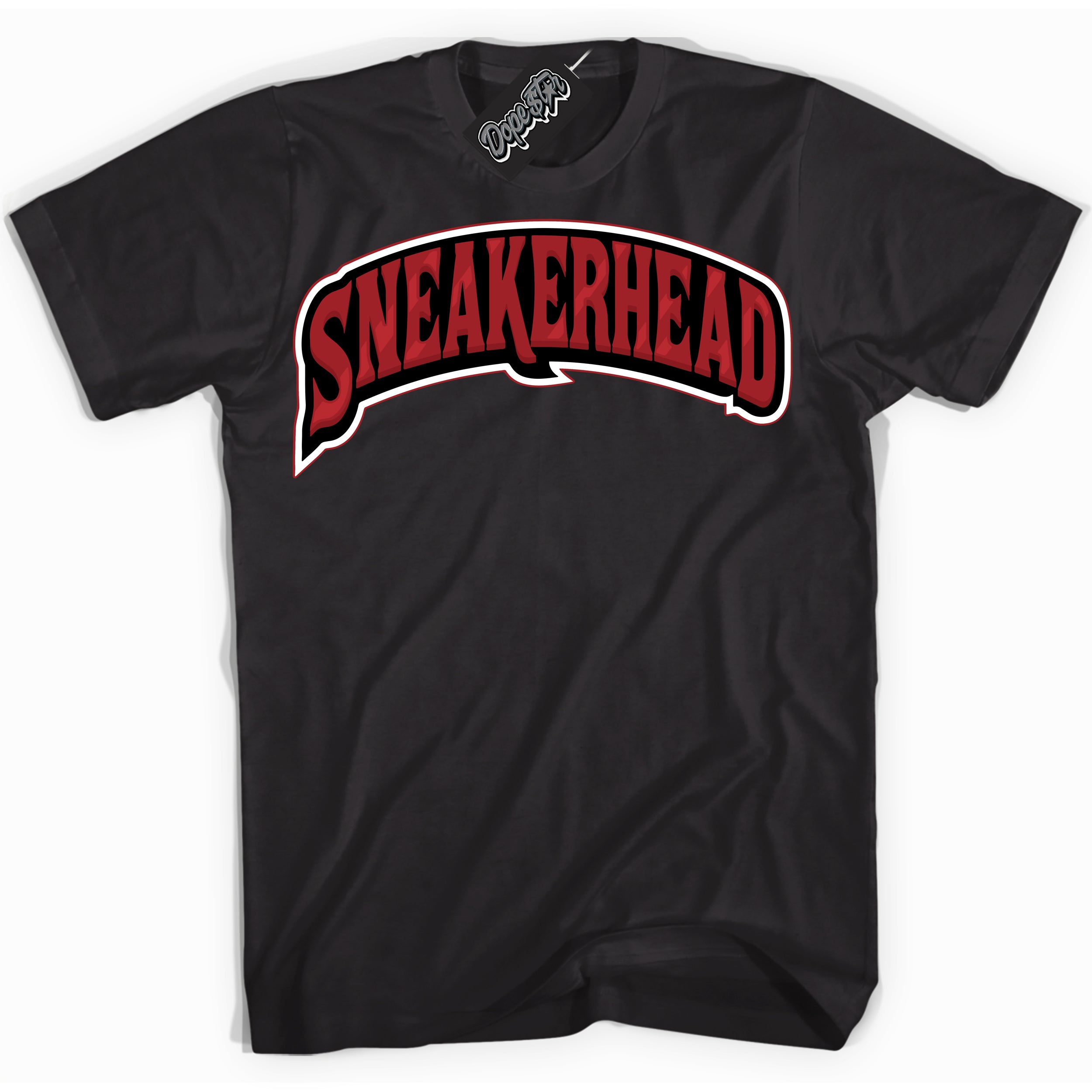 Cool Black graphic tee with “ Sneakerhead ” print, that perfectly matches Lost And Found 1s sneakers 