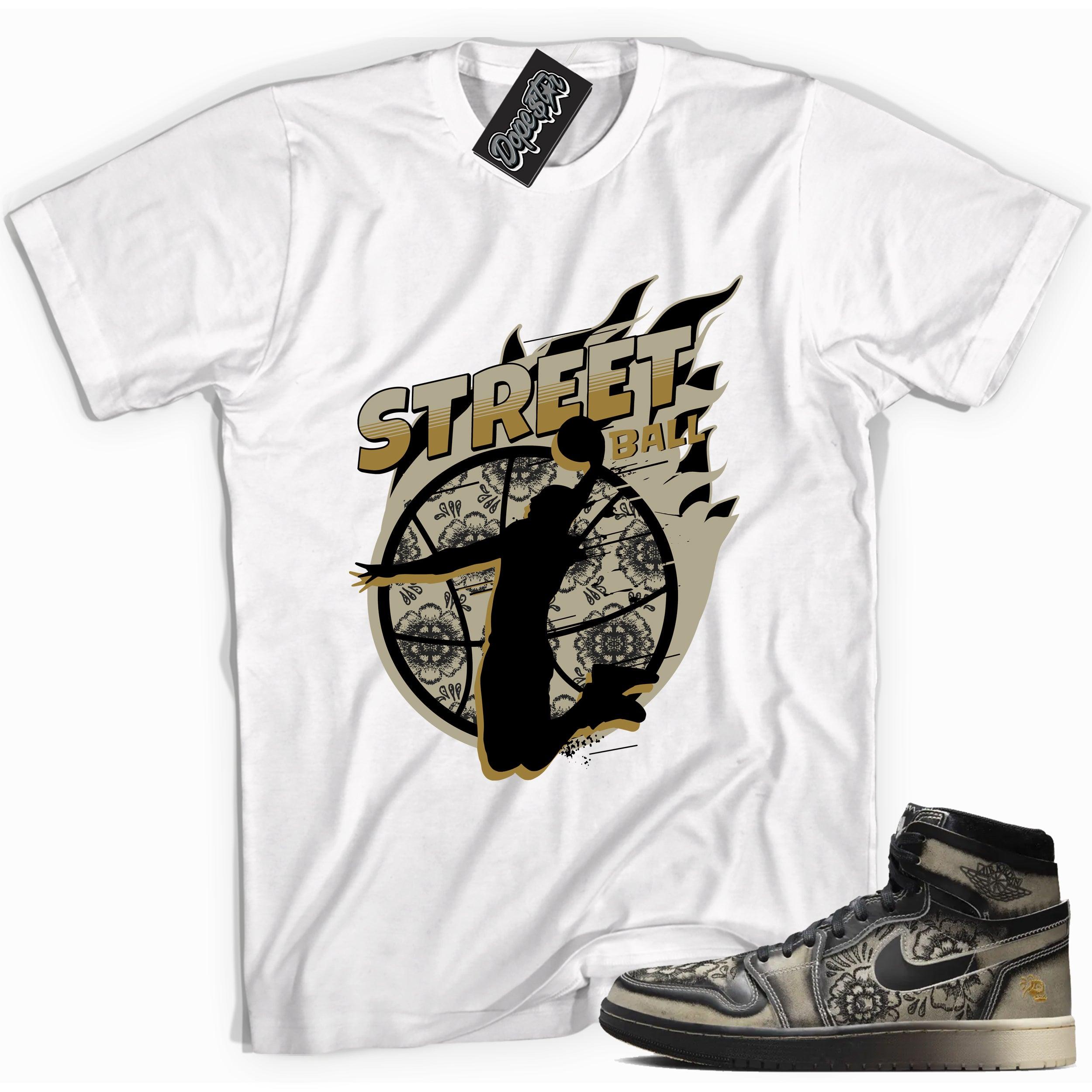Air Jordan 1 High Zoom Comfort 2 Dia de Muertos Shirt - Street Ball - Sneaker Shirts Outlet