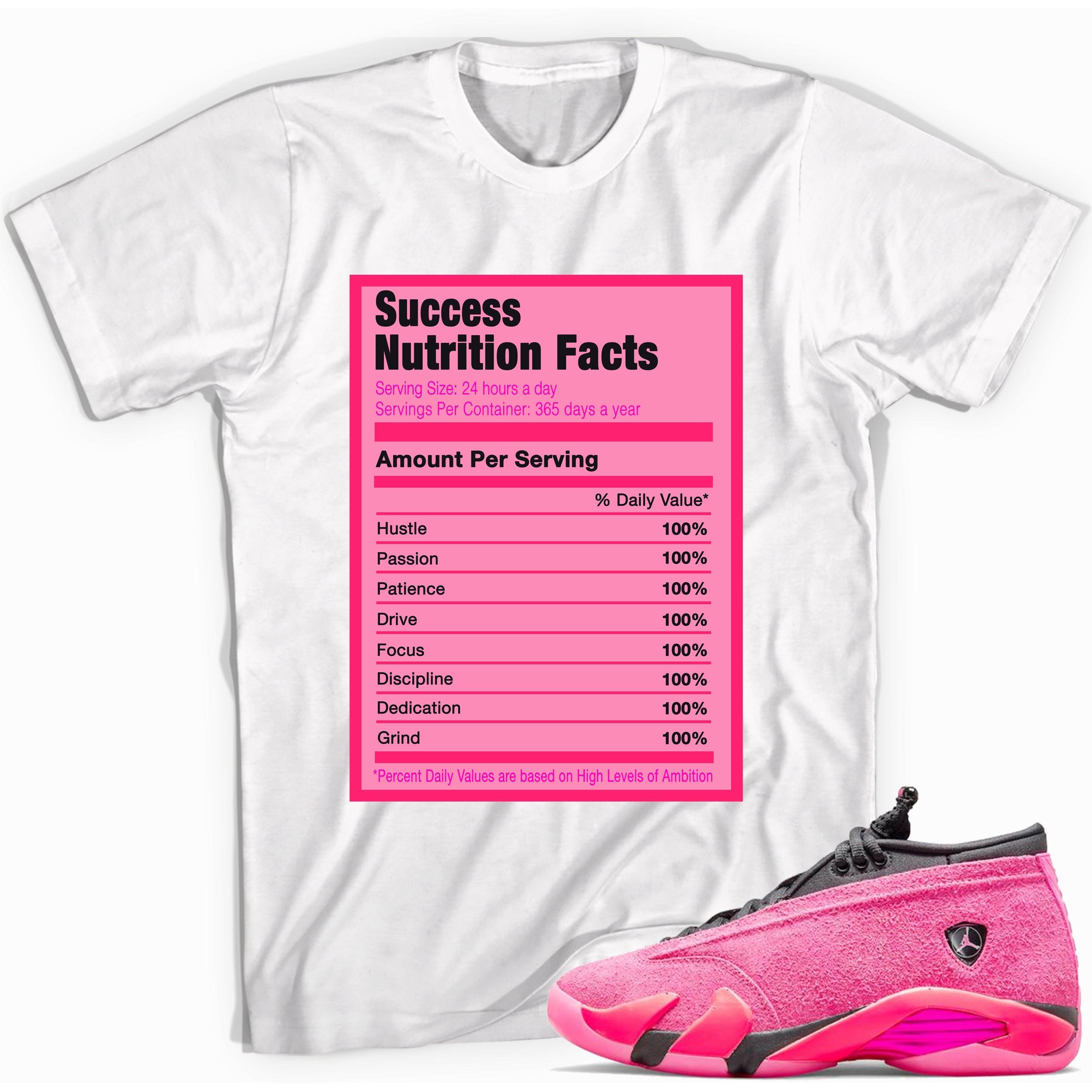 14 Low Shocking Pink Shirt Success Nutrition