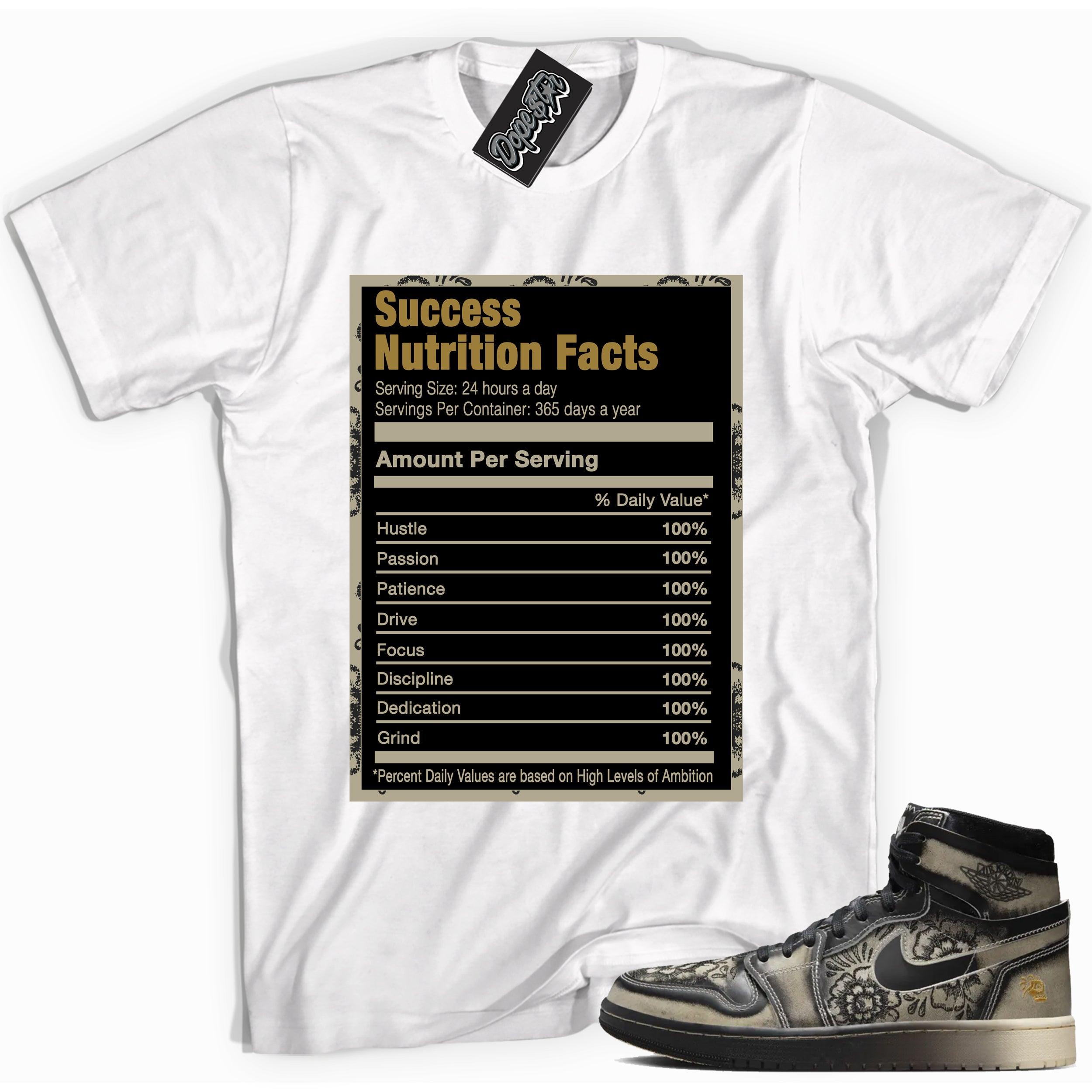 Air Jordan 1 High Zoom Comfort 2 Dia de Muertos Shirt - Success Nutrition - Sneaker Shirts Outlet