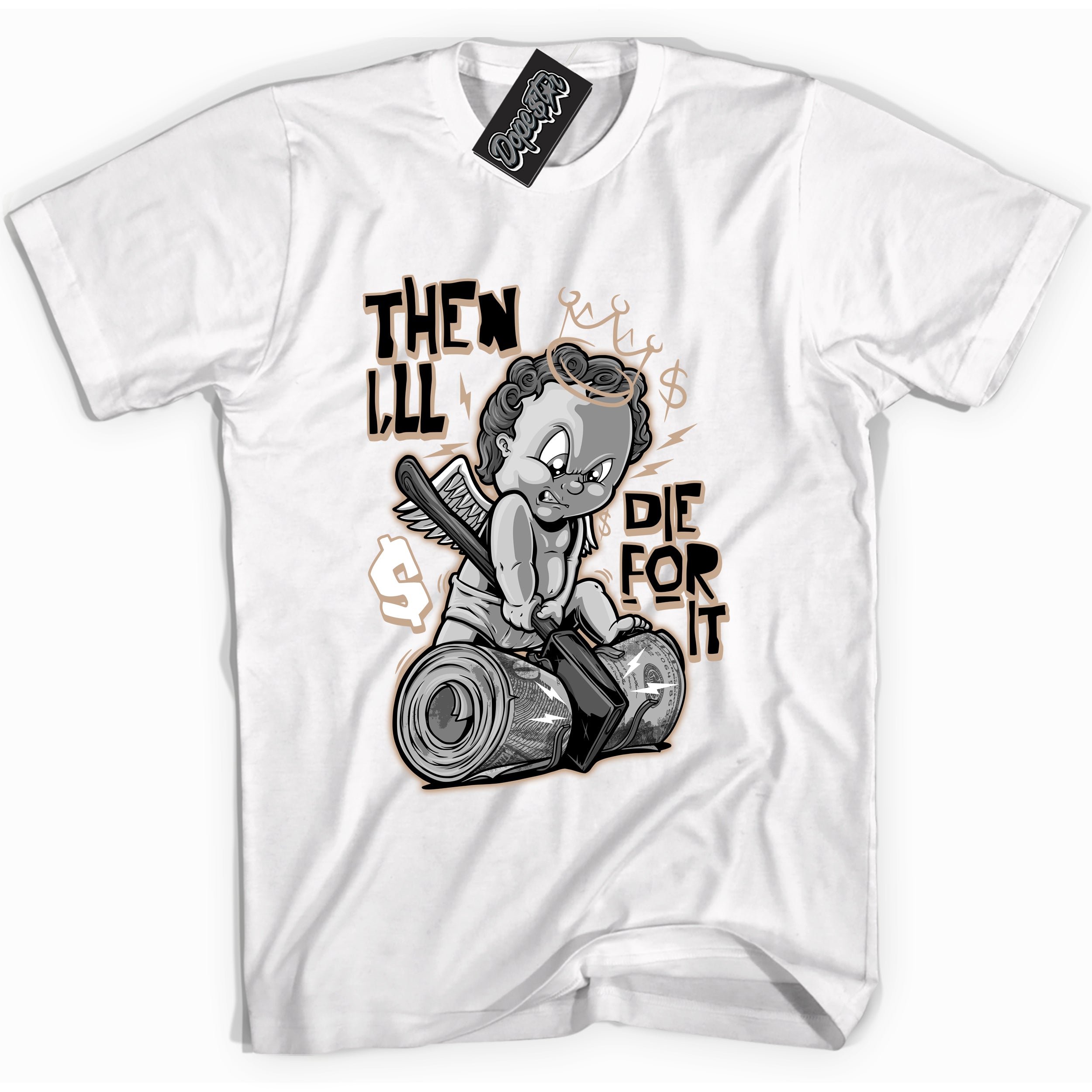 Cool White graphic tee with “ Then I'll ” design, that perfectly matches Palomino 1s sneakers 