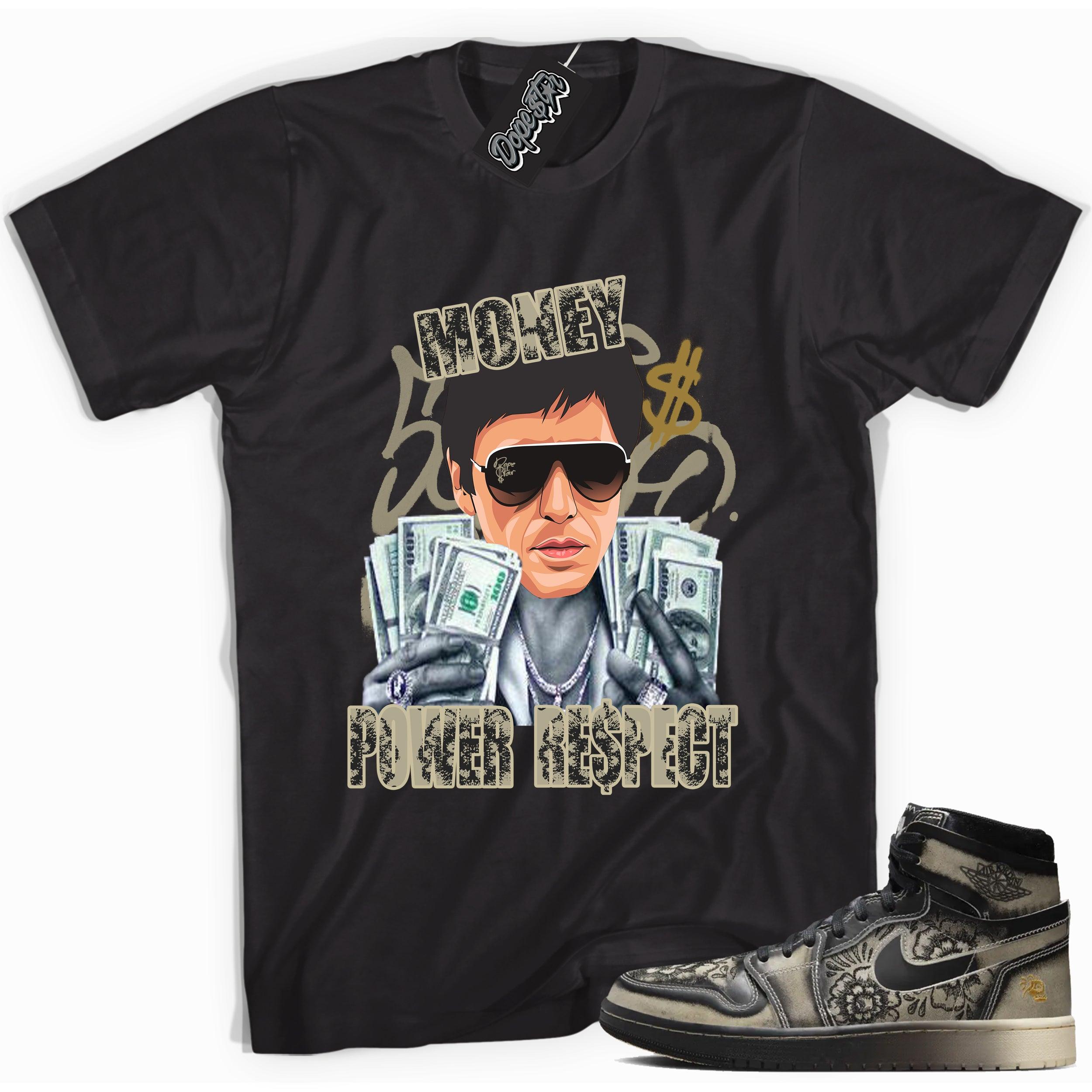 Air Jordan 1 High Zoom Comfort 2 Dia de Muertos Shirt - Tony Montana - Sneaker Shirts Outlet