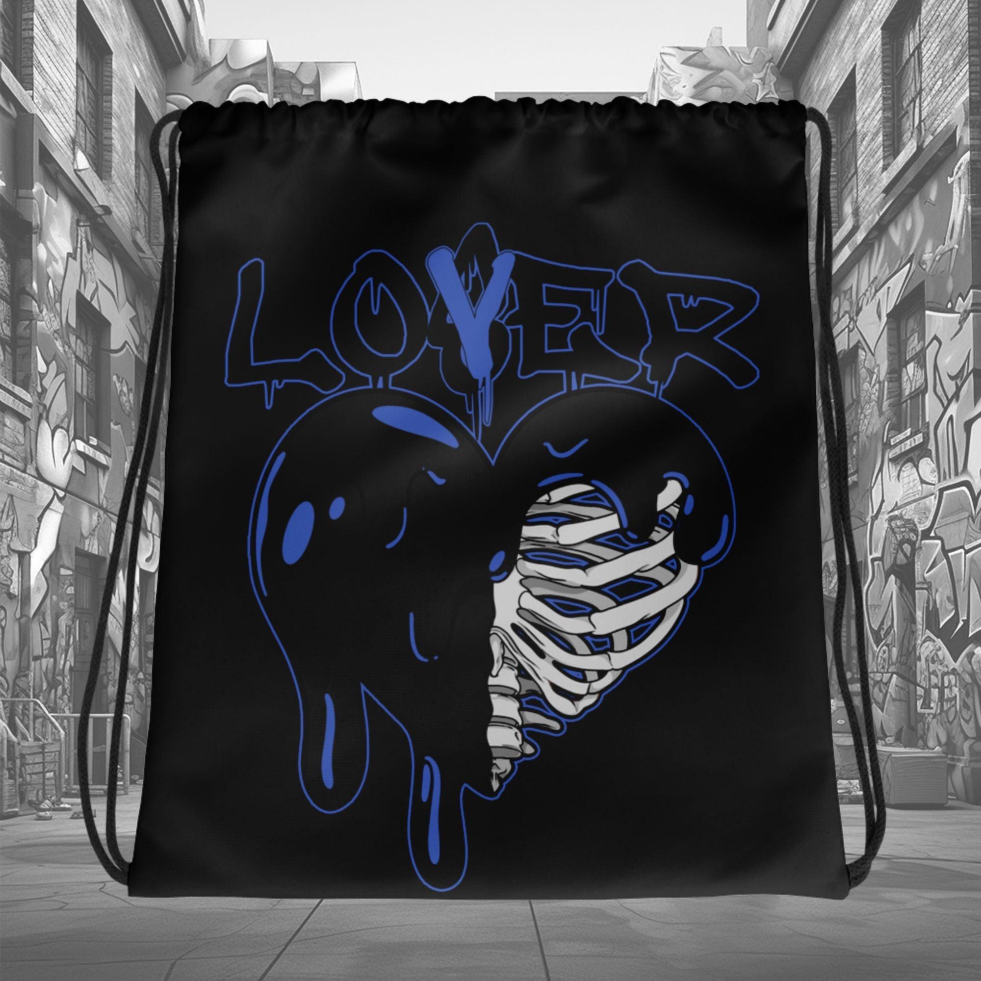 Lover Loser Drawstring Bag Yeezy Boost 350 V2 Dazzling Blue photo