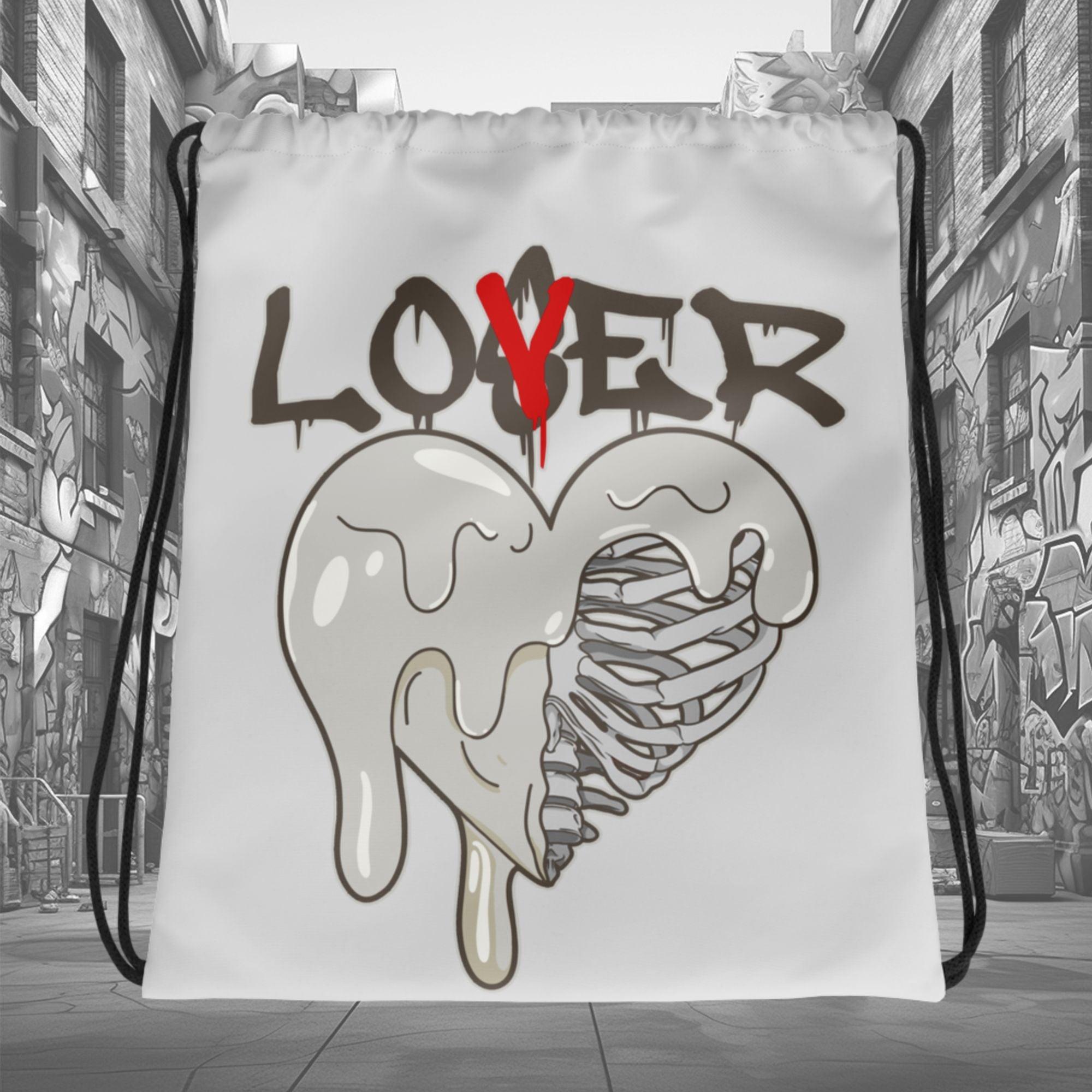 Lover Loser Drawstring Bag Jordan 1s Travis Scott Low Reverse Mocha photo