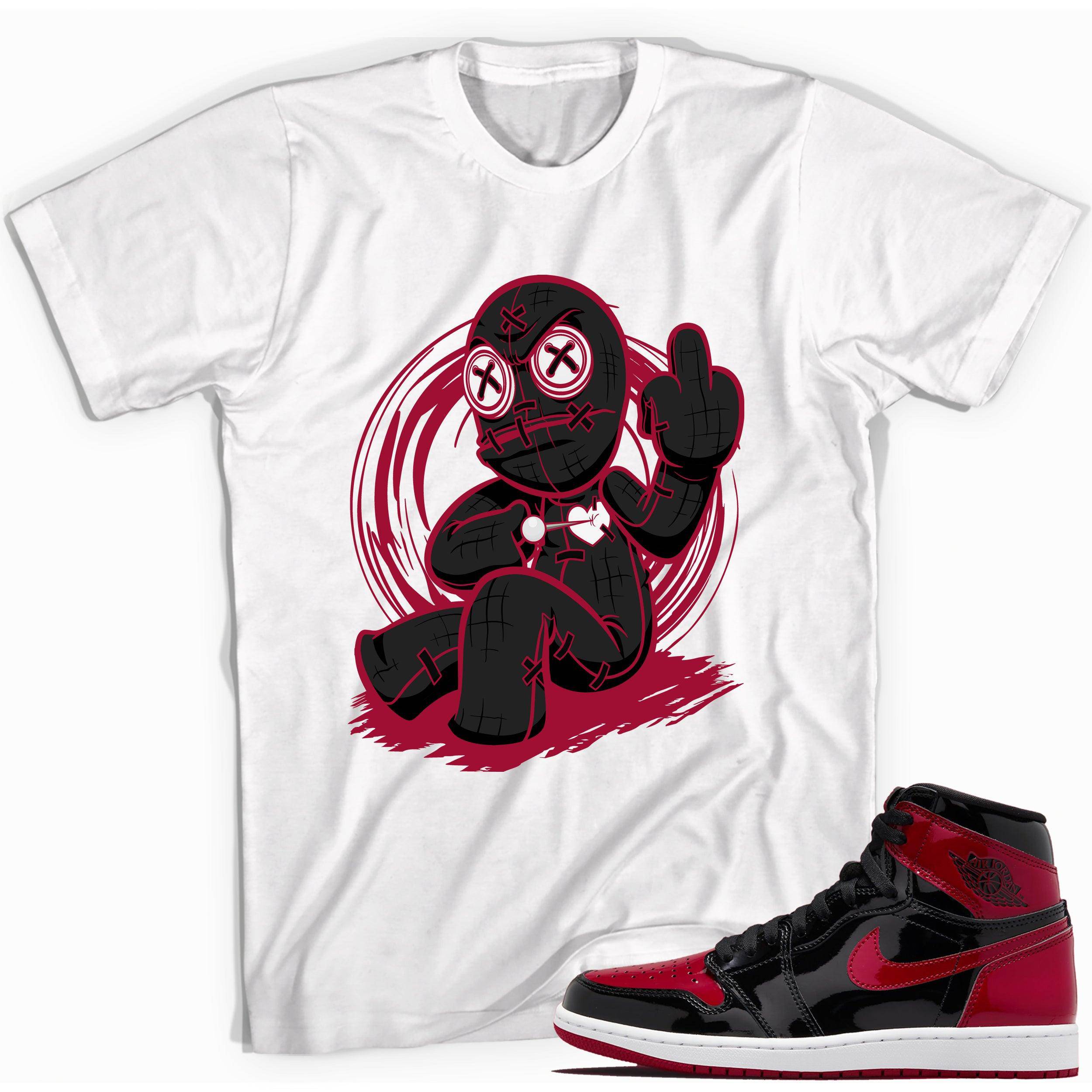 1s Bred Patent Shirt Voodoo - Sneaker Shirts Outlet