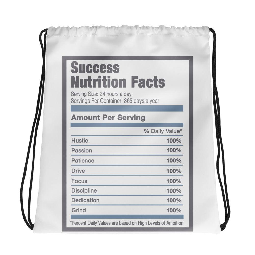 Amazing White Success Nutrition Drawstring Bag Air Jordan 11 Retro  Low Cement Grey photo.