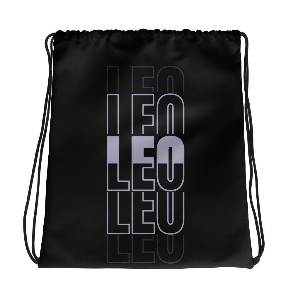 Amazing Black LEO Drawstring Bag Air Jordan 8 Winterized photo.
