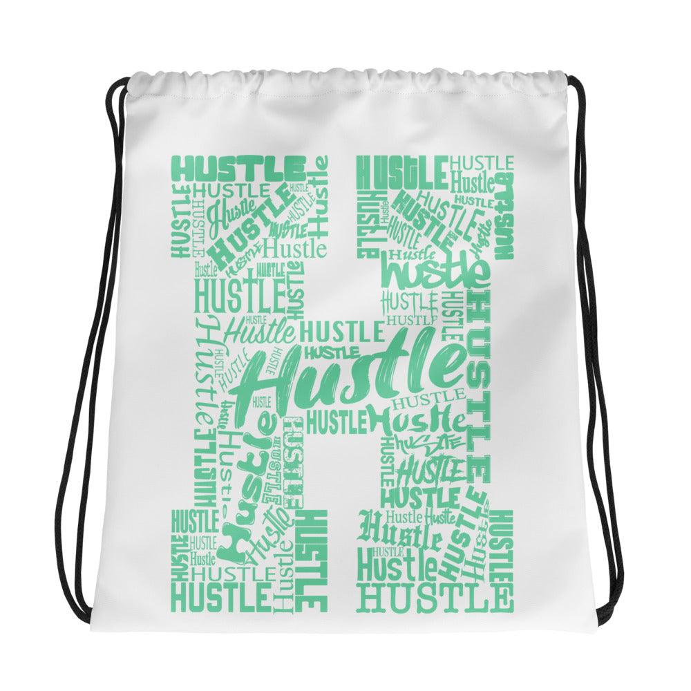 Amazing White Hustle Drawstring Bag Nike Dunk Green Glow photo.
