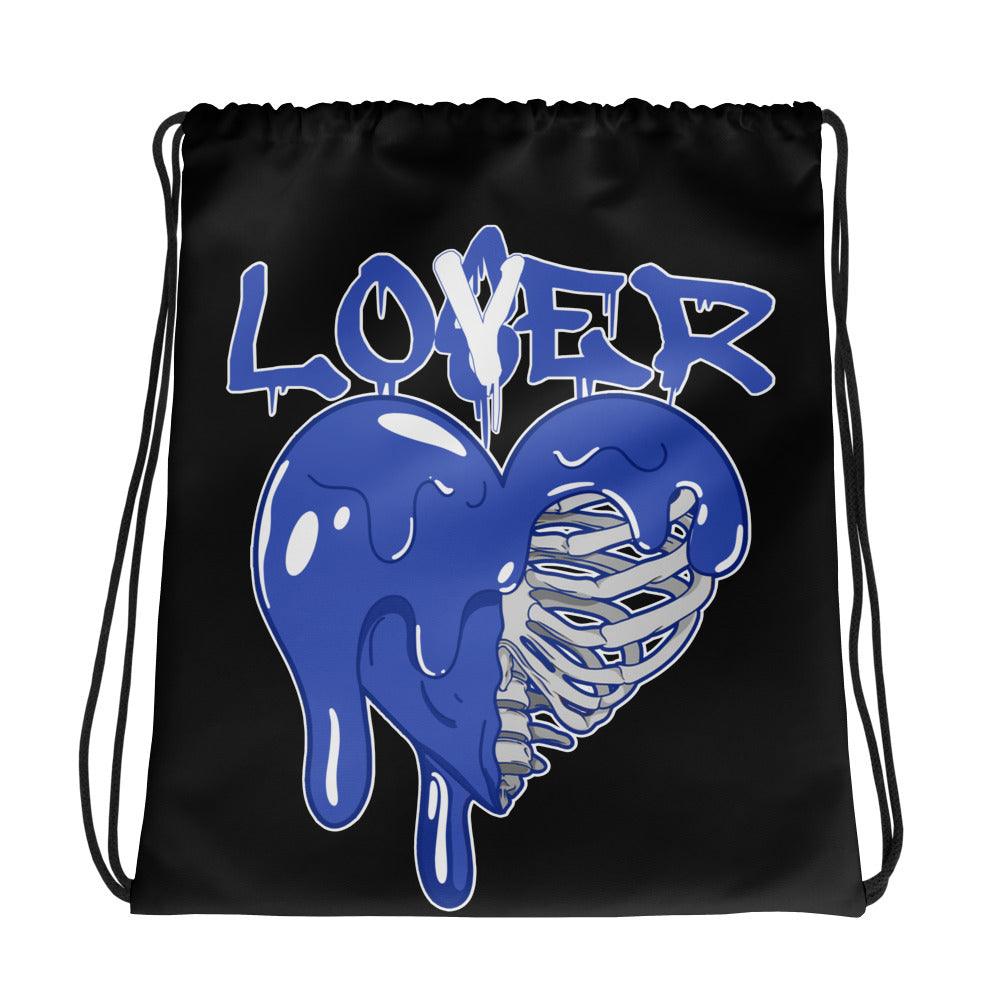 Amazing Black Lover Loser Drawstring Bag Nike Dunk Disrupt 2 Hyper Royal photo.