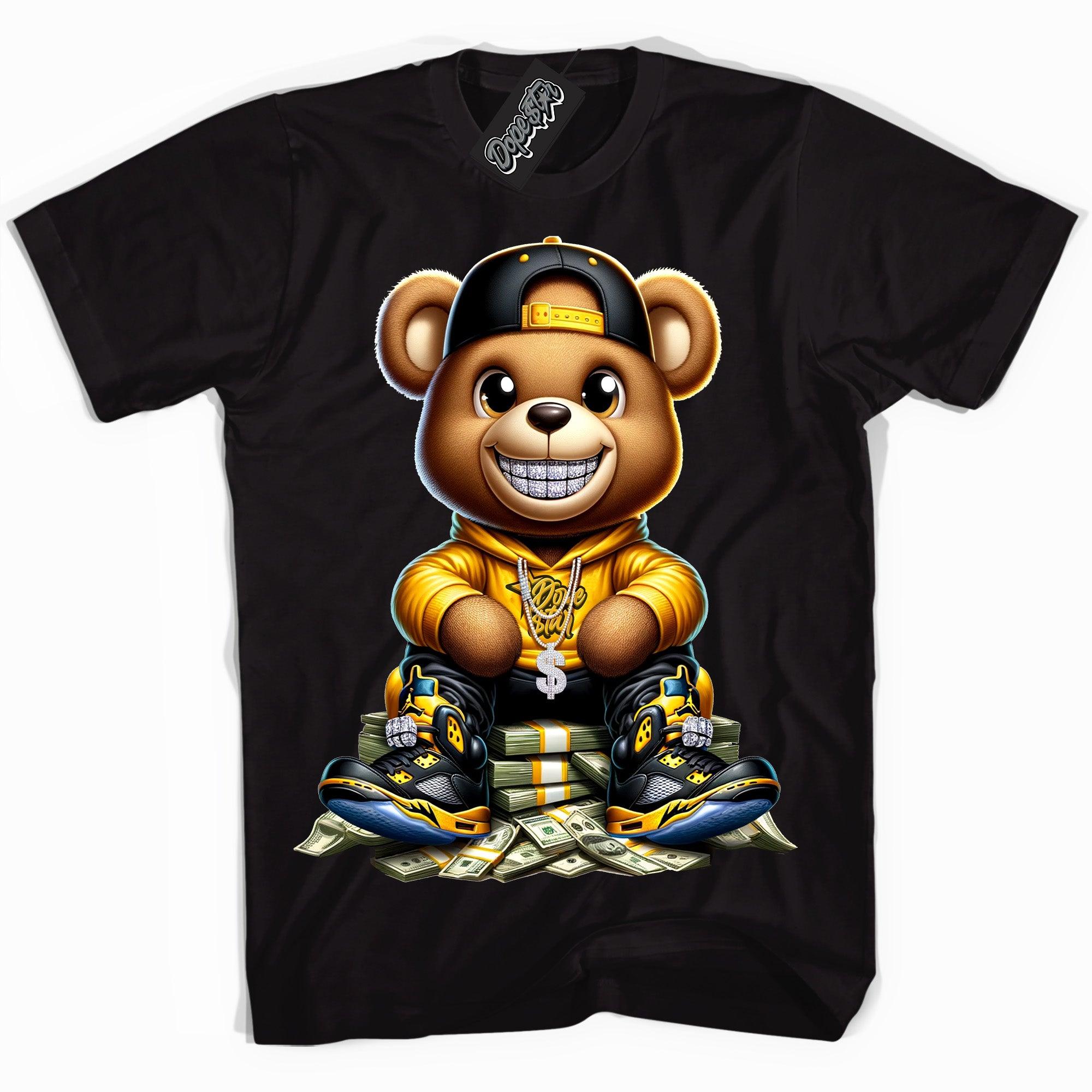 Cool Black graphic tee with “ Dope Star Bear ” print, that perfectly matches Air Jordan 12 BLACK TAXI sneakers