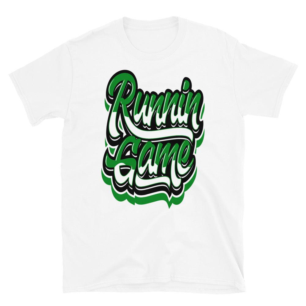 Air Jordan 1 Low Lucky Green Shirt - Running Game - Sneaker Shirts Outlet
