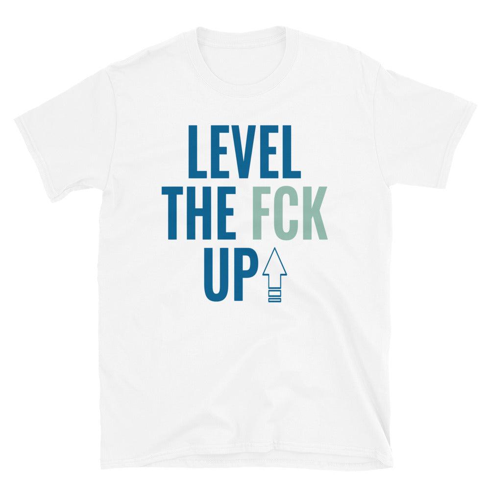 Air Jordan 1 Mid Mystic Navy Mint Foam - Level Up - Sneaker Shirts Outlet