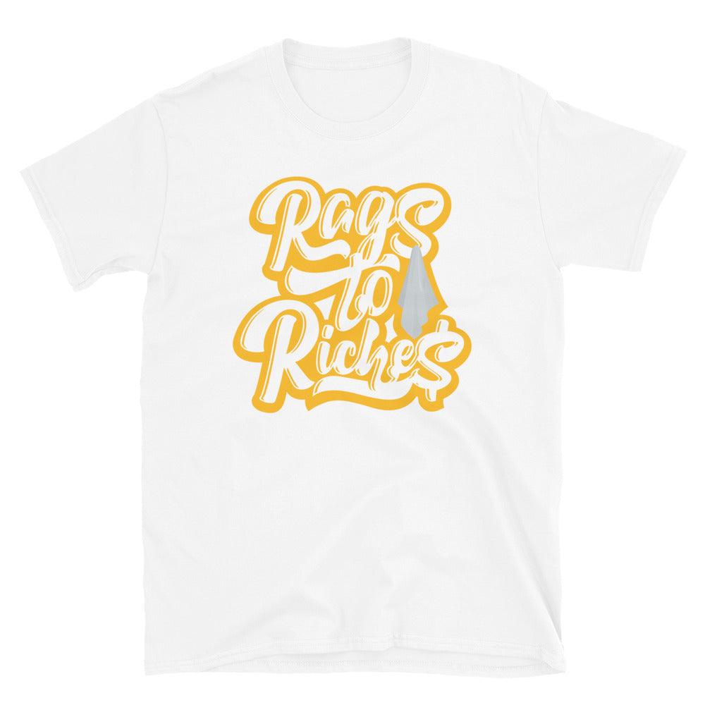 Air Jordan 11 Retro Low Yellow Snakeskin - Rags To Riches - Sneaker Shirts Outlet