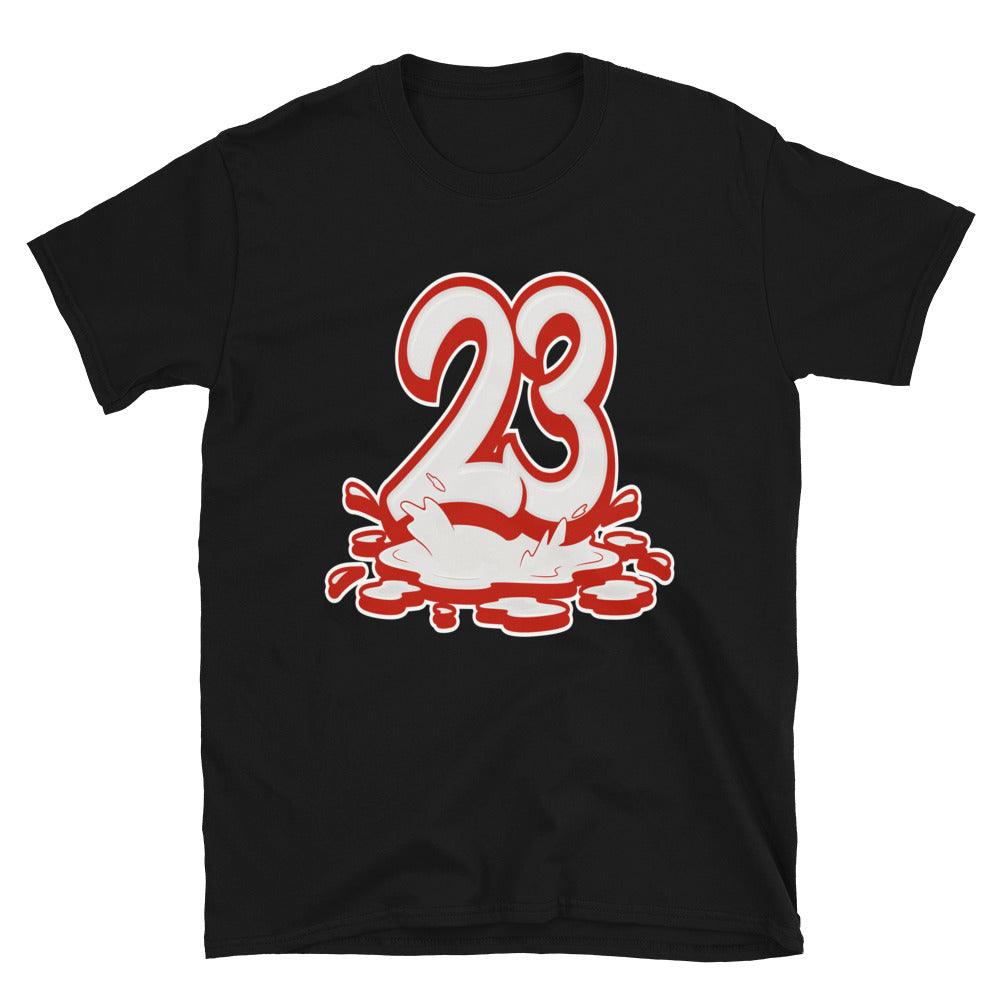 Nike Dunk High White Picante Red - 23 Melting - Sneaker Shirts Outlet