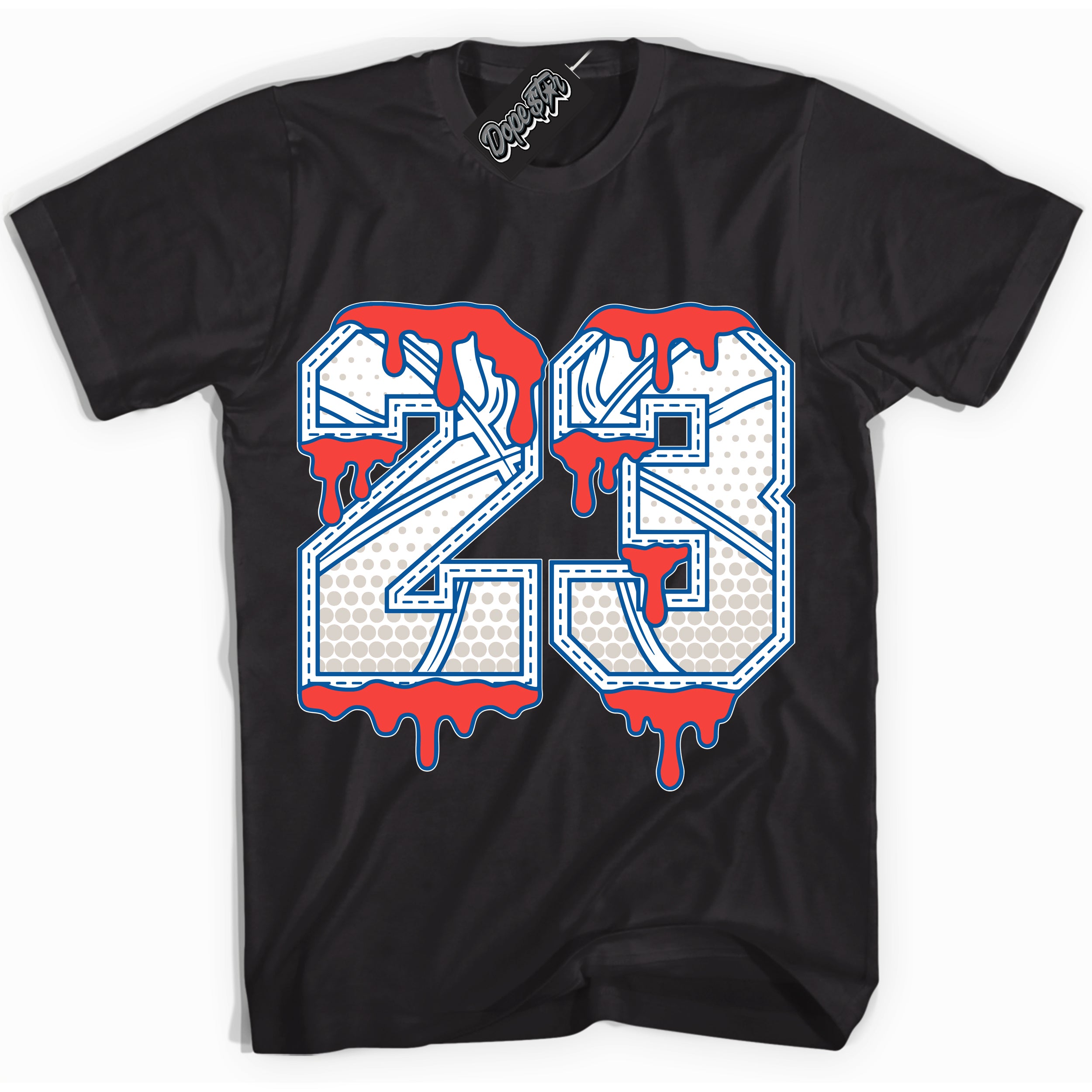 Cool Black Shirt with “ 23 Ball ” design that perfectly matches Ultramarine 180s Sneakers.